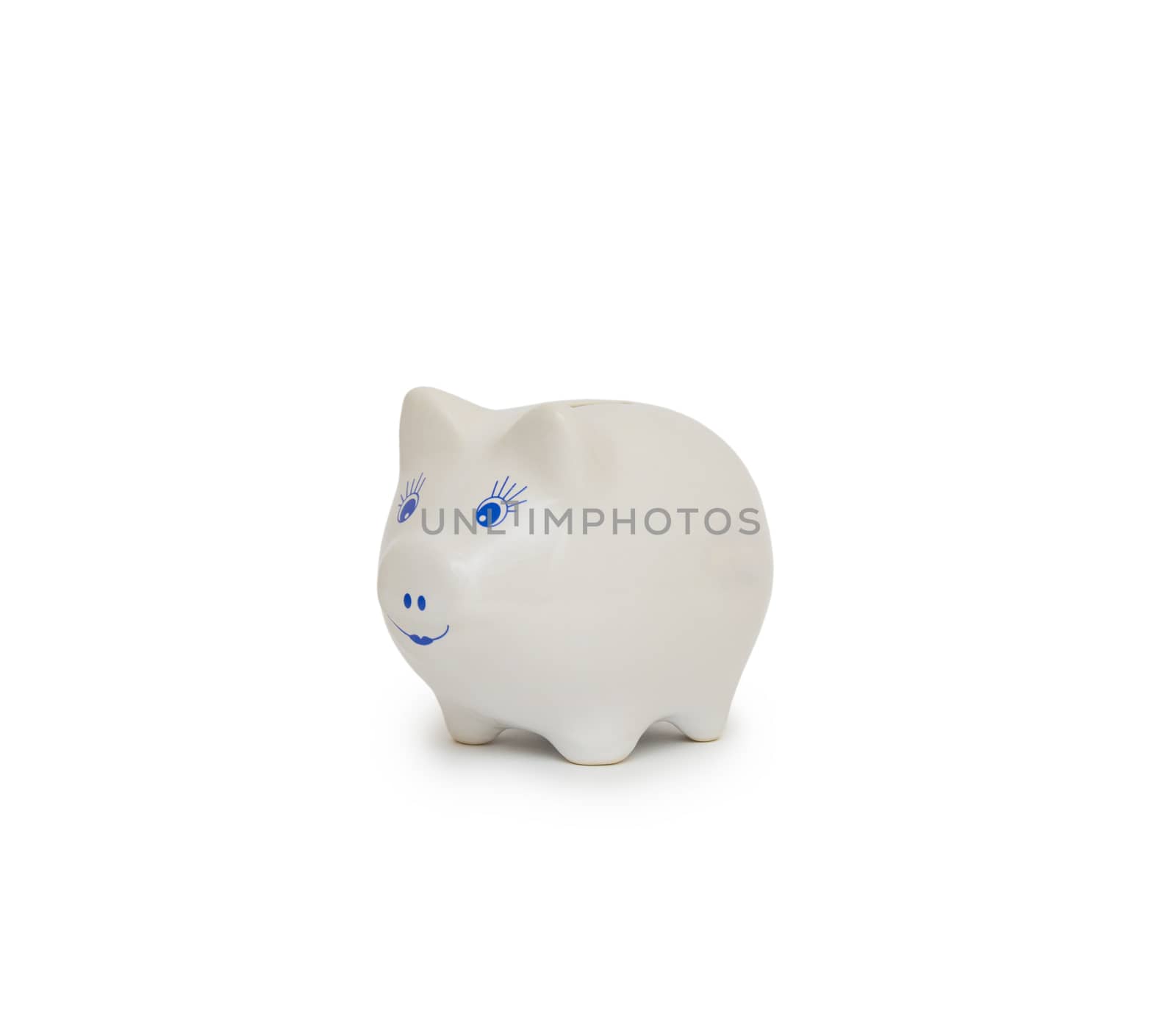 piggy bank isolated on white background by cocoo