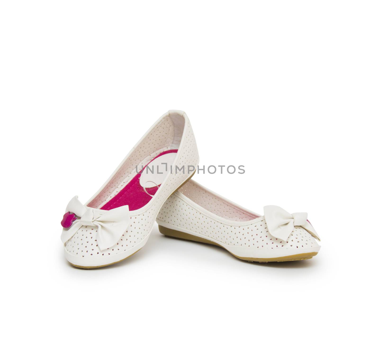 ballet shoes isolated on the white background by cocoo