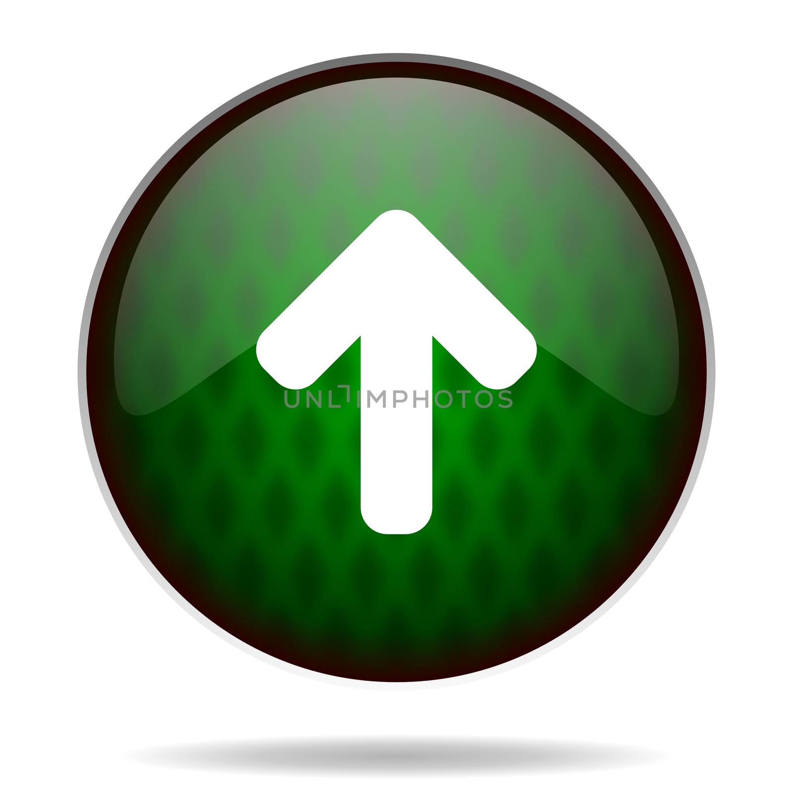 up arrow green internet icon