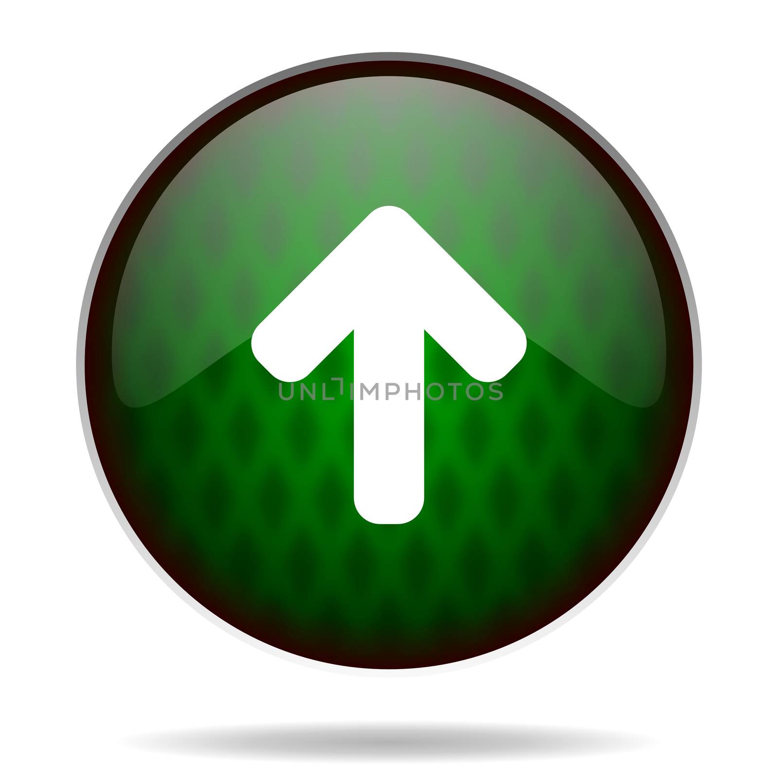 up arrow green internet icon