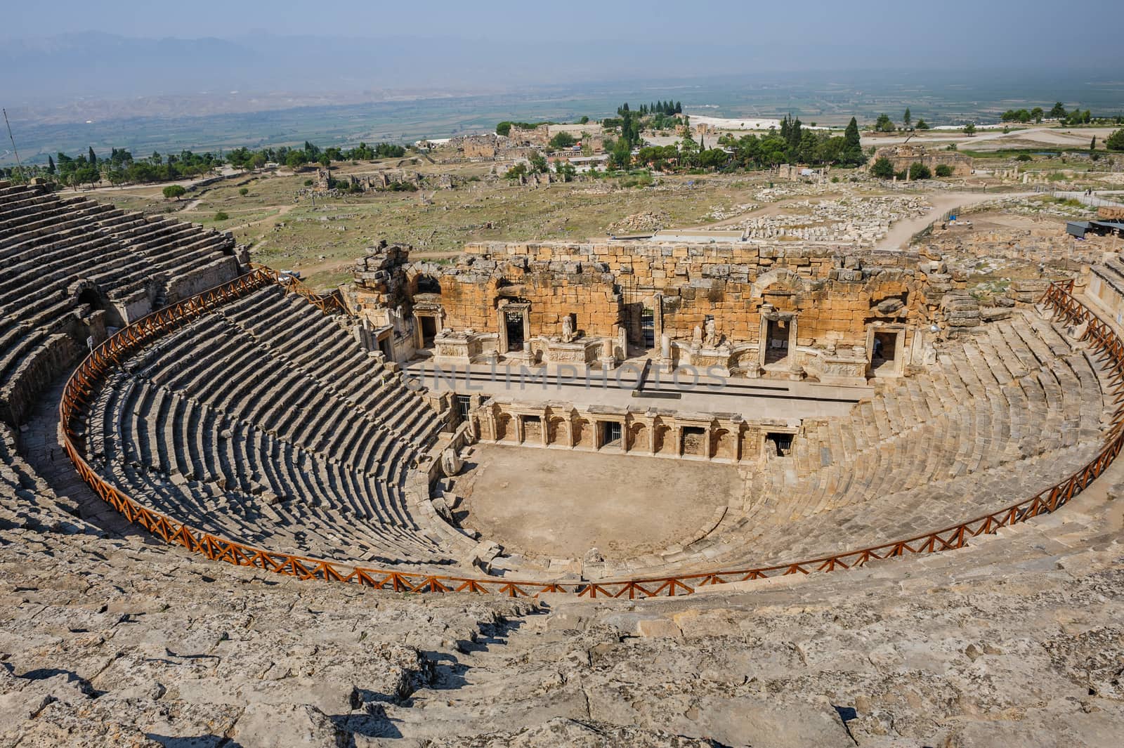 Ancient amphitheater in Hierapolis by starush
