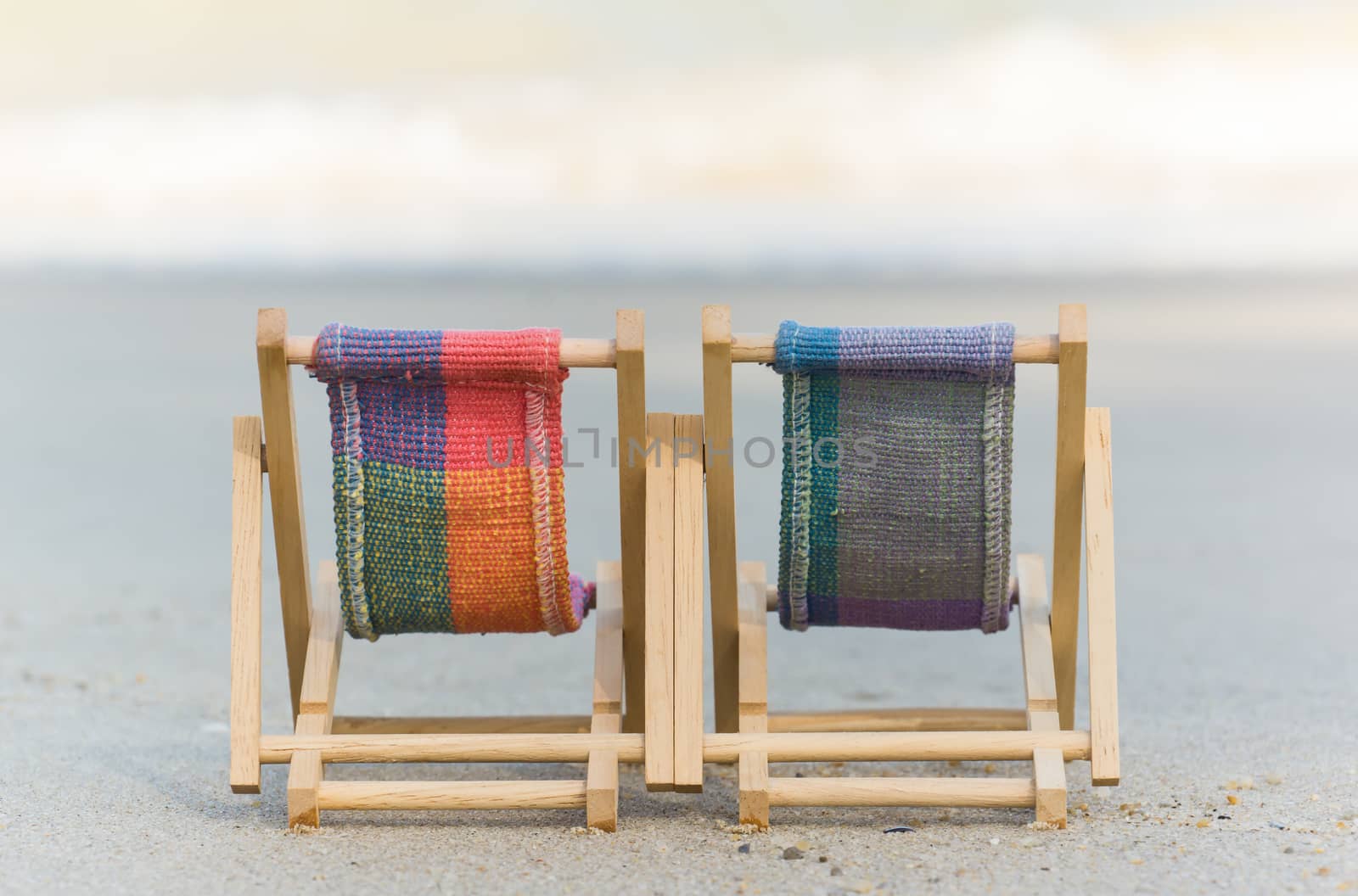 moment of relaxation on the beach