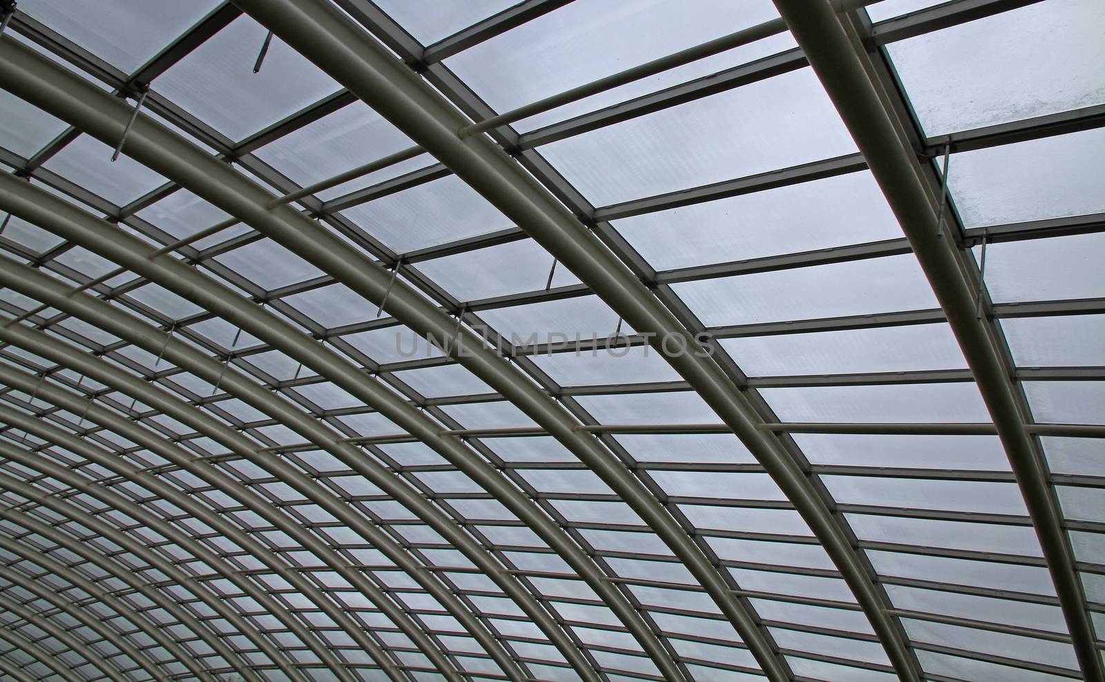 Abstract of a curved glass roof by gary_parker