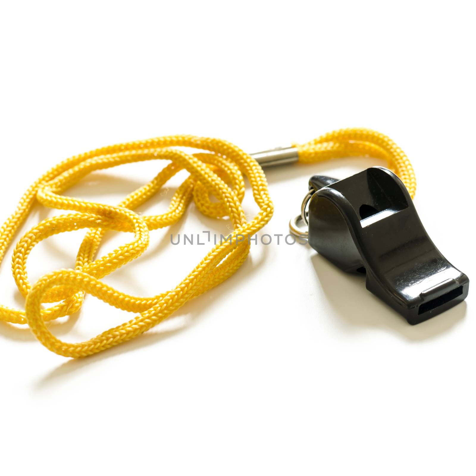 whistle on a white background