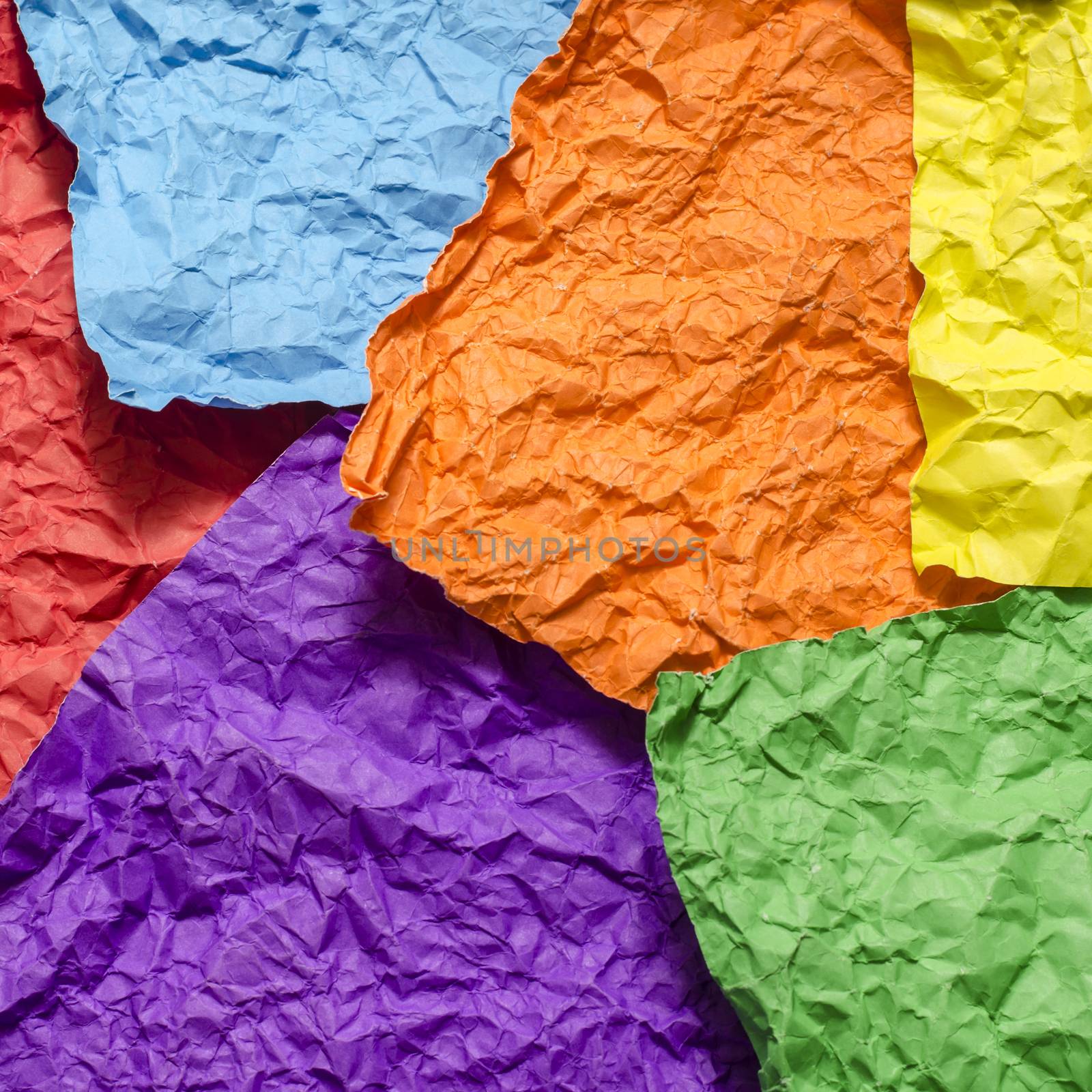 colour crumpled paper texture background