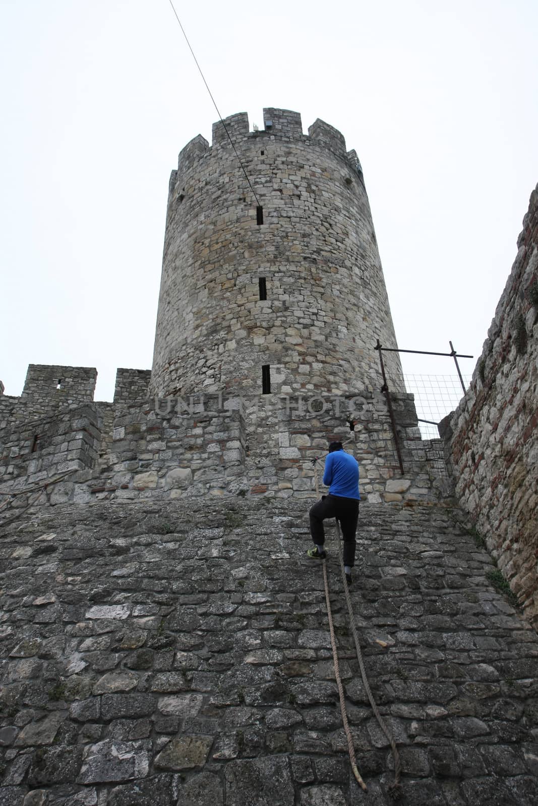 Race of Spartans held  on 25 Oktober 2014,on Belgrade fortress Kalemegdan,Serbia as promotion of healthy styles of life