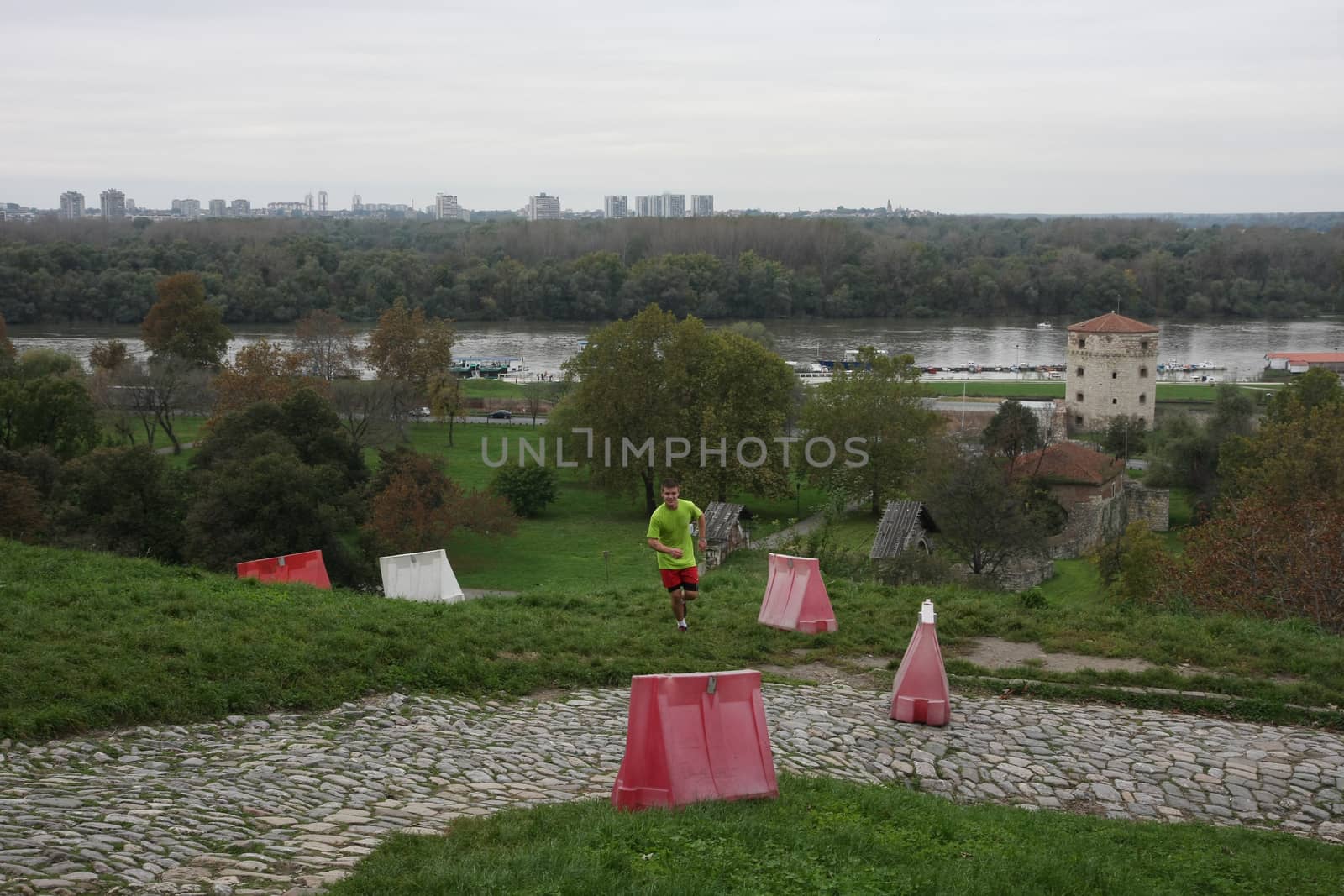 Race of Spartans held  on 25 Oktober 2014,on Belgrade fortress Kalemegdan,Serbia as promotion of healthy styles of life
