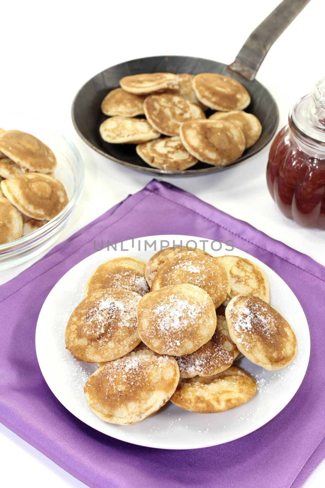 Poffertjes with powdered sugar by discovery