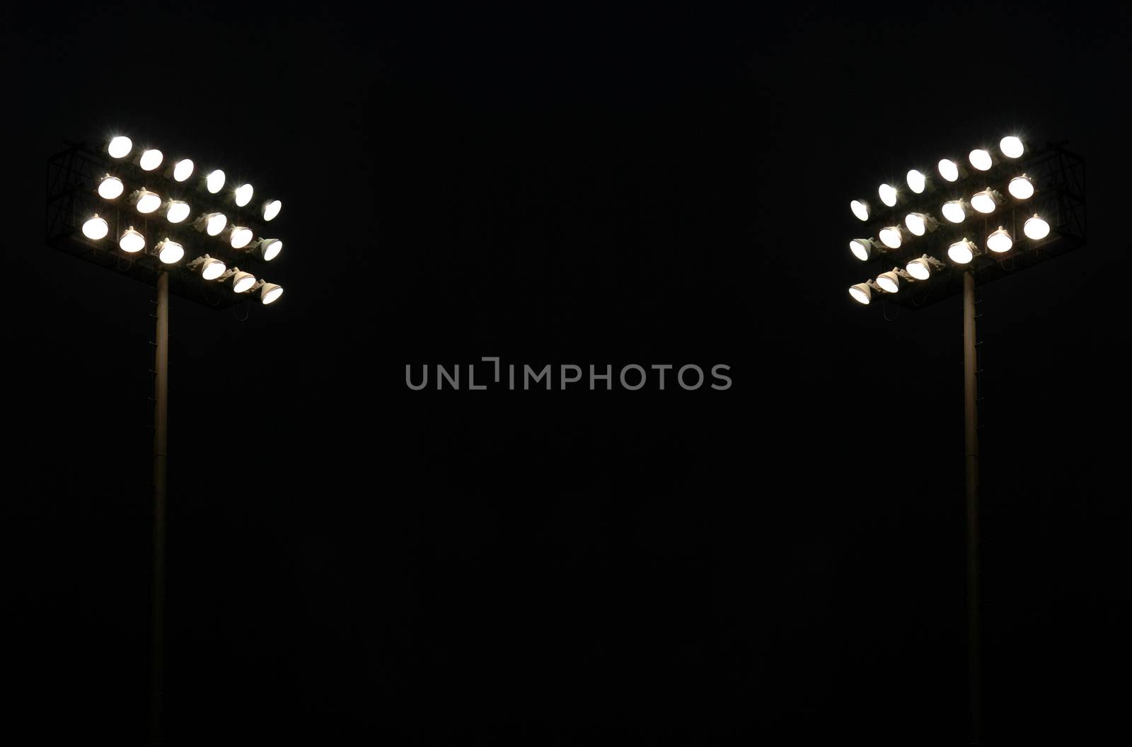 Twin Stadium lights by mrdoomits