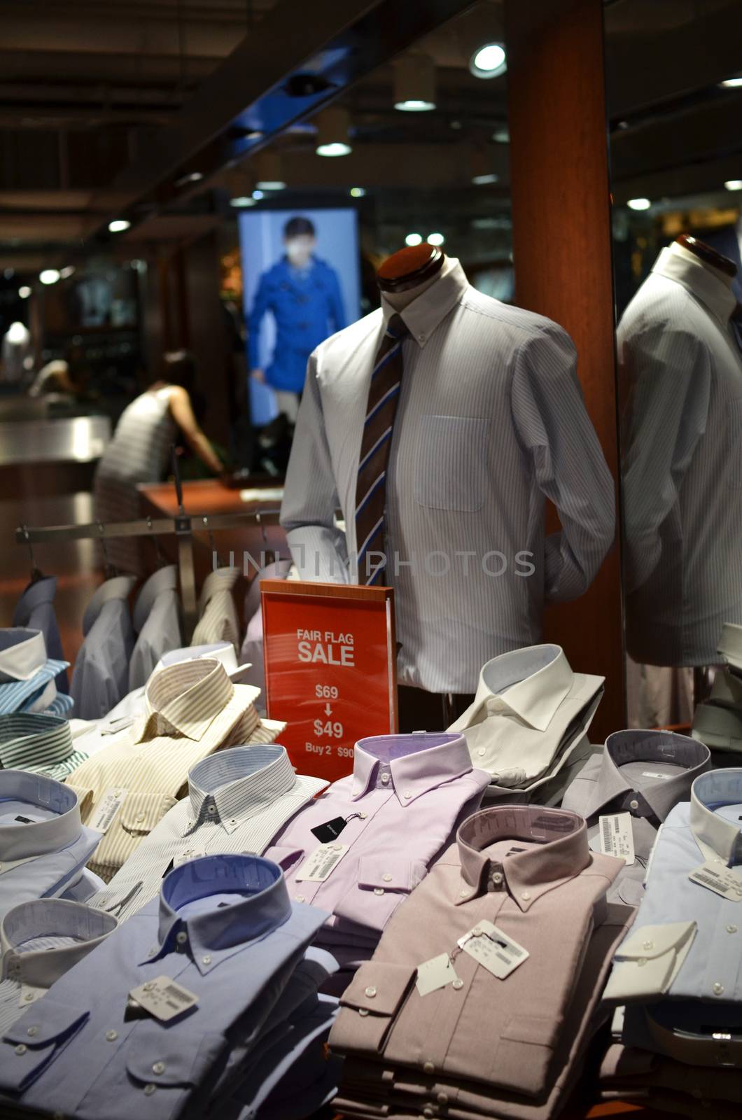 Retail shop that sell business suit