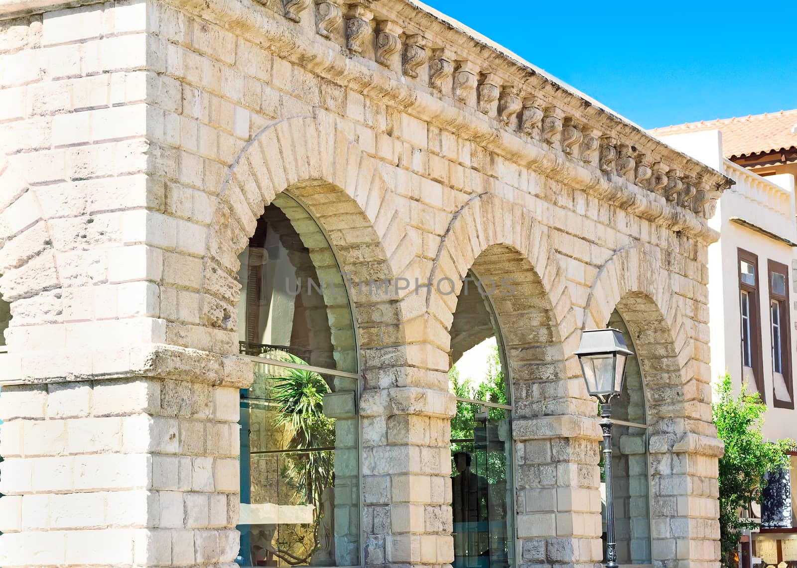 The old building of the Venetian loggia in Rethymnon, Crete. by georgina198