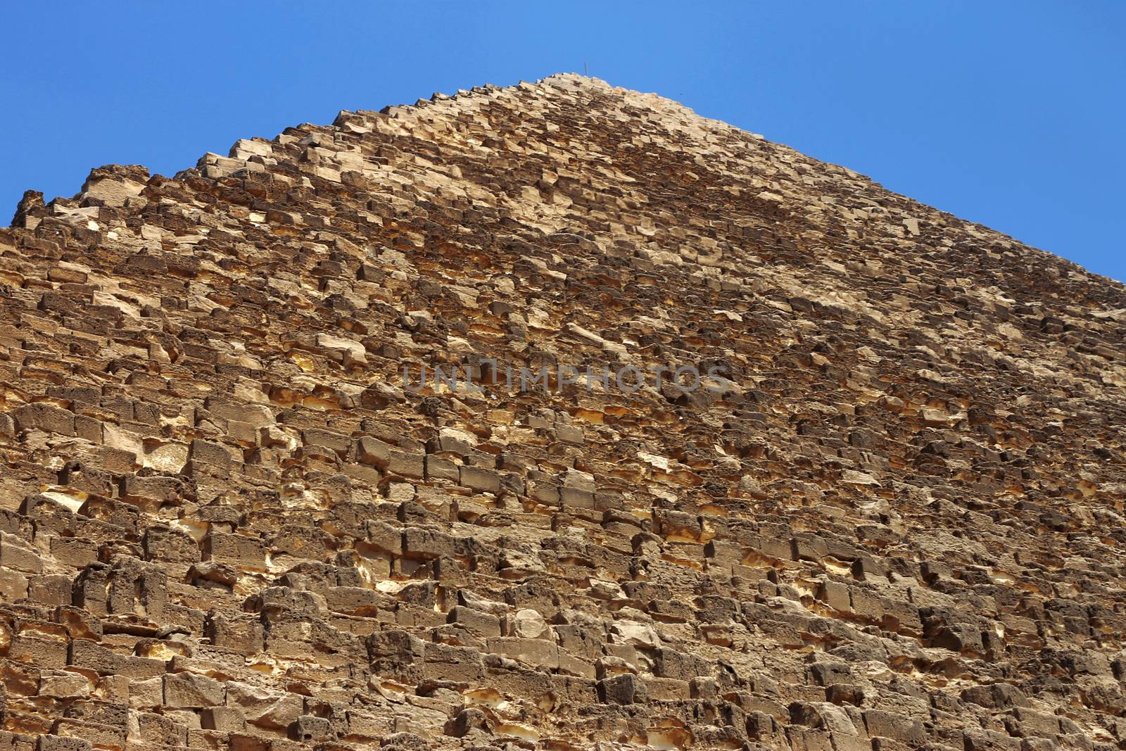 Pyramids in desert of Egypt in Giza