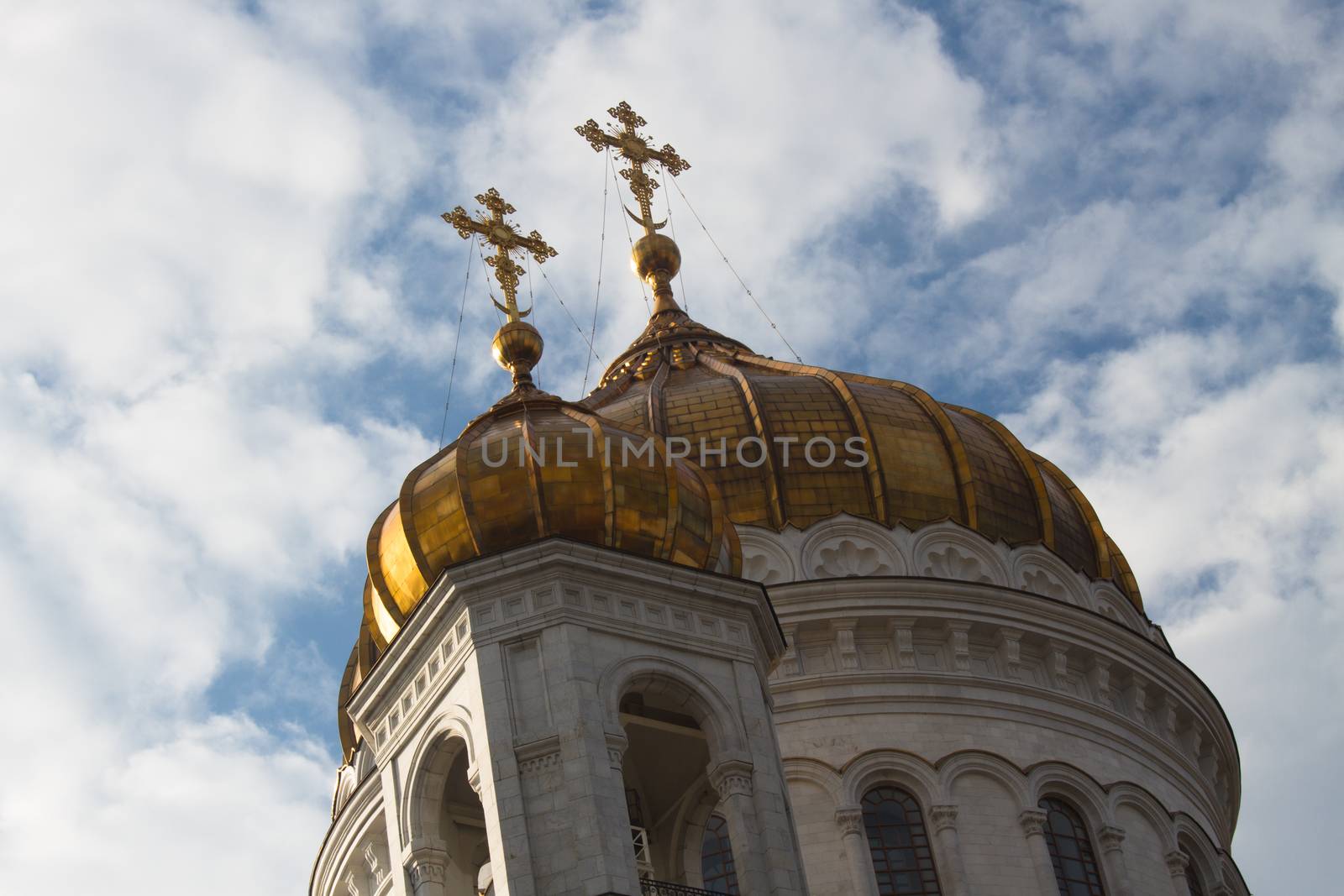 Moscow, Russia - October 30, 2014. The Cathedral of Christ the Savior in Moscow