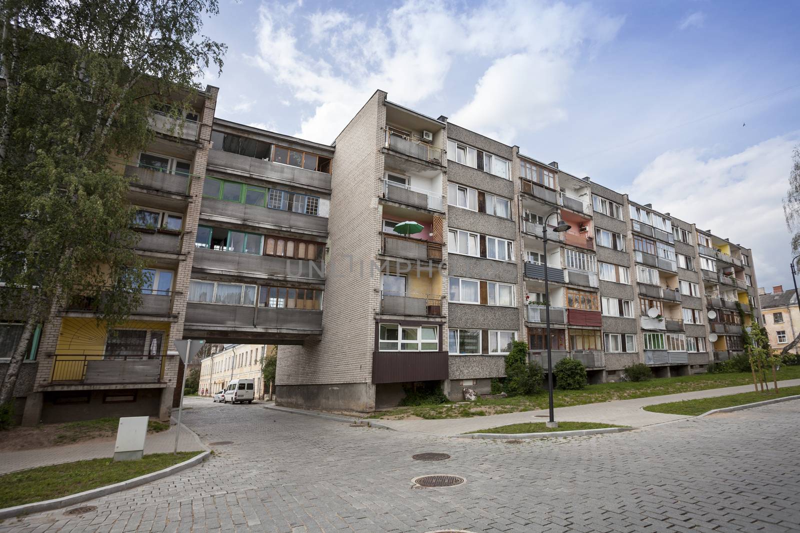 Old Soviet Block apartments by ints