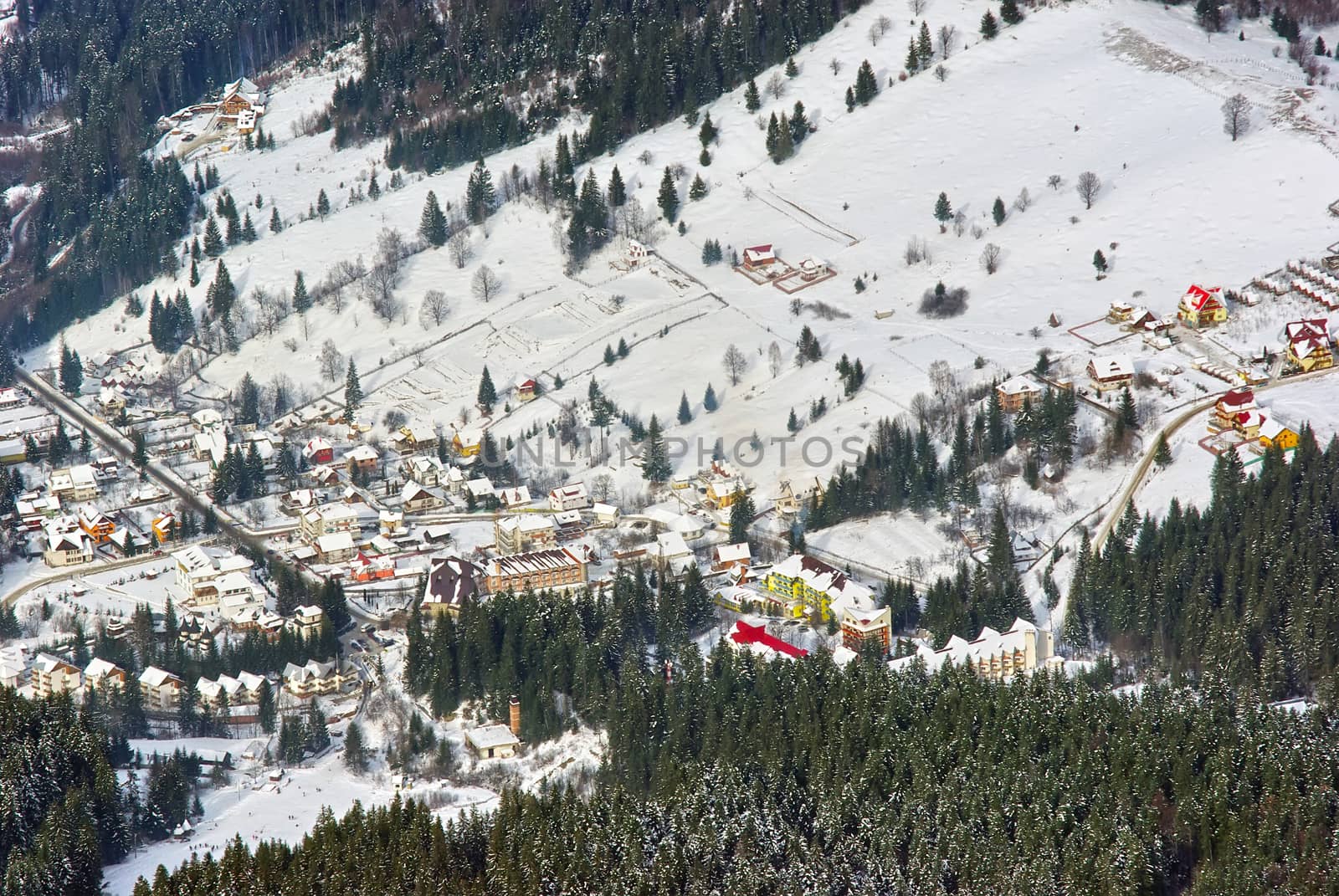 Mountain resort in Romania (Durau).