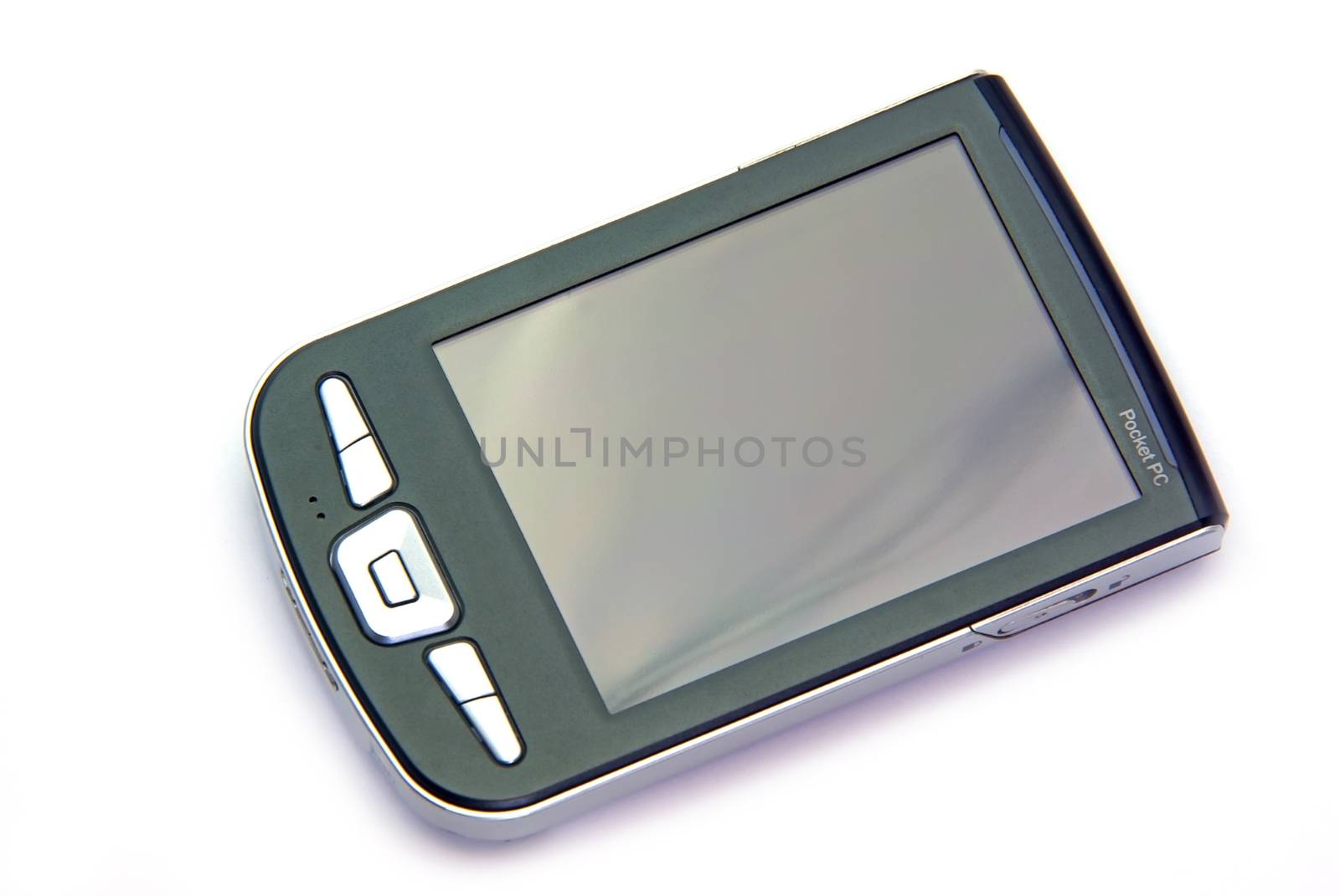 PDA phone isolated on a white background.