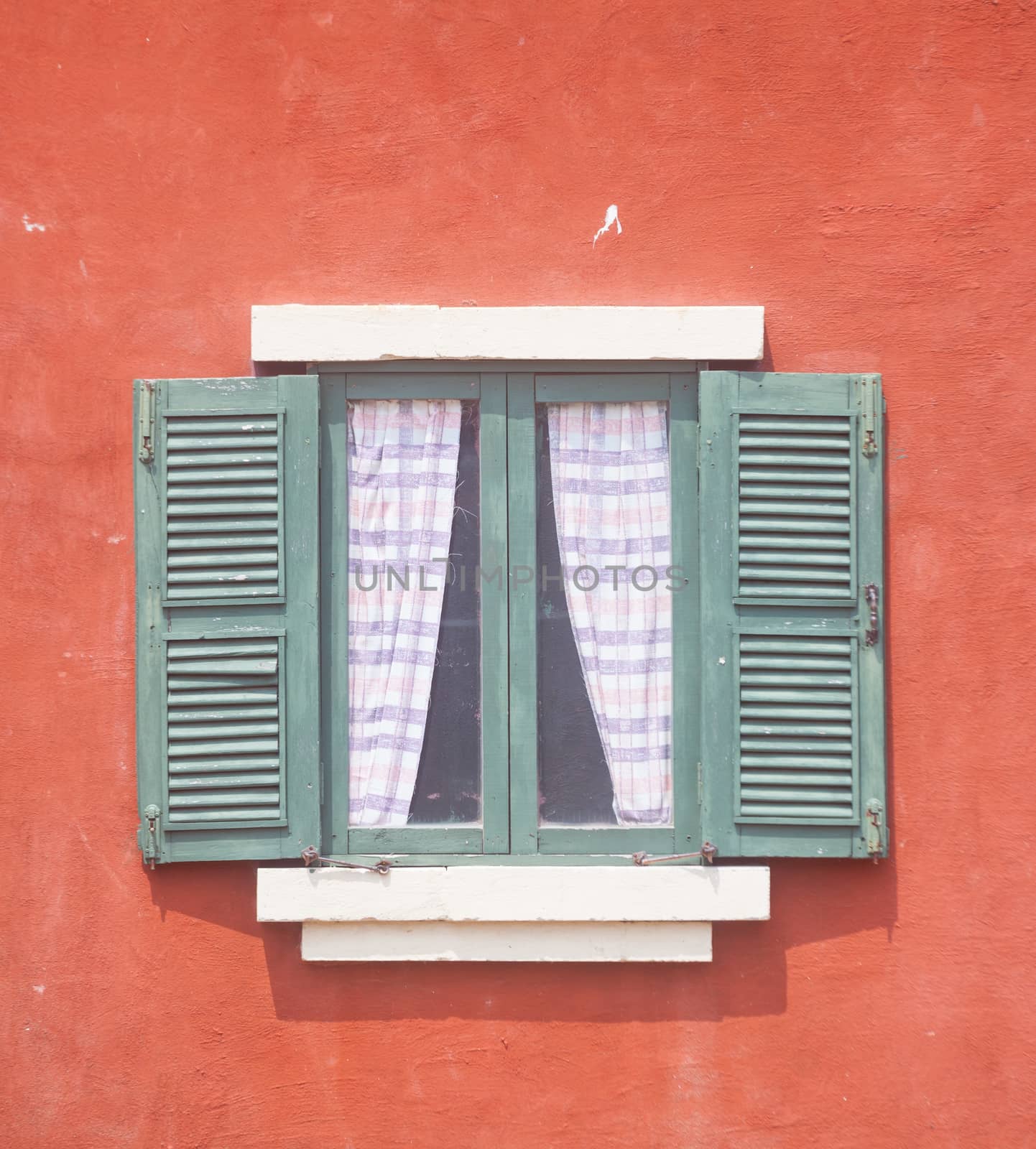 Italy house style covered with grapes vine