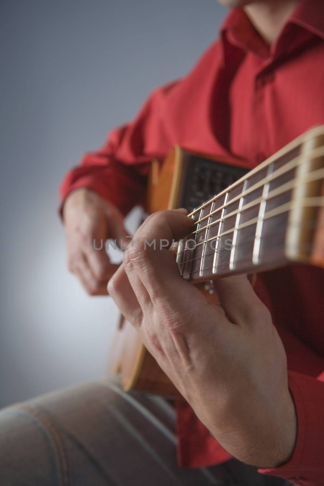 acoustic guitar by courtyardpix