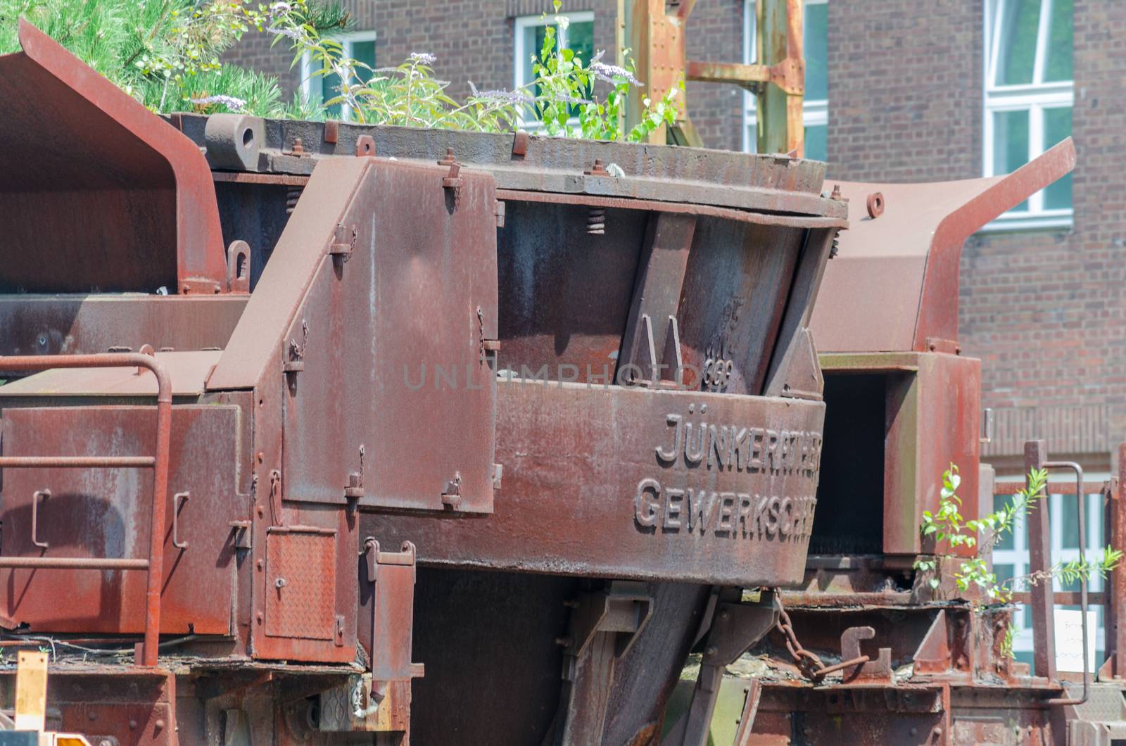 Landscape Park Duisburg Nord. 
Images courtesy of the Press Office. 
Here the freight cars, tank cars, torpedo car or ladle car called was intended for the transport of liquid iron.