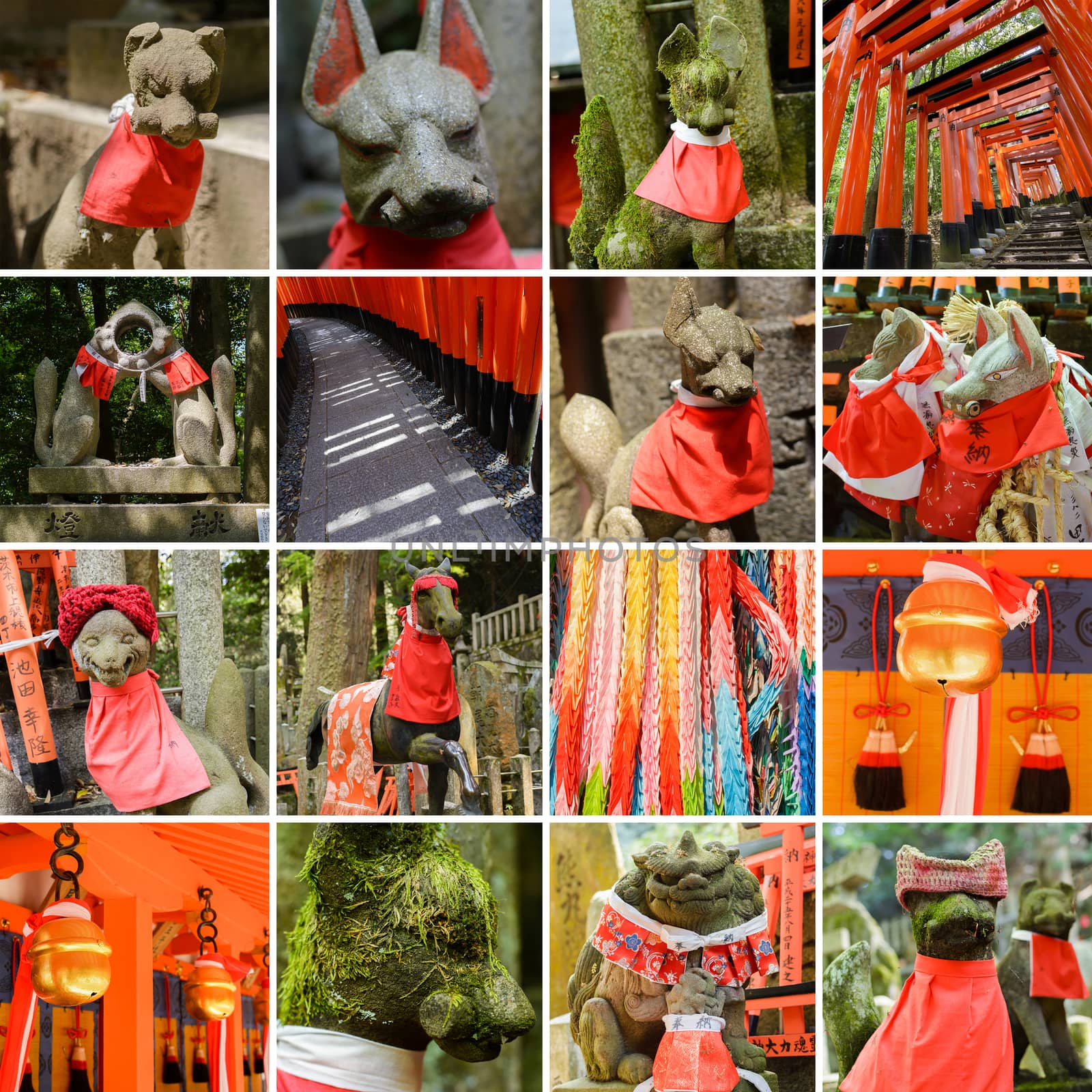 Collection of Fushimi Inari Taisha Shrine scenics by elwynn