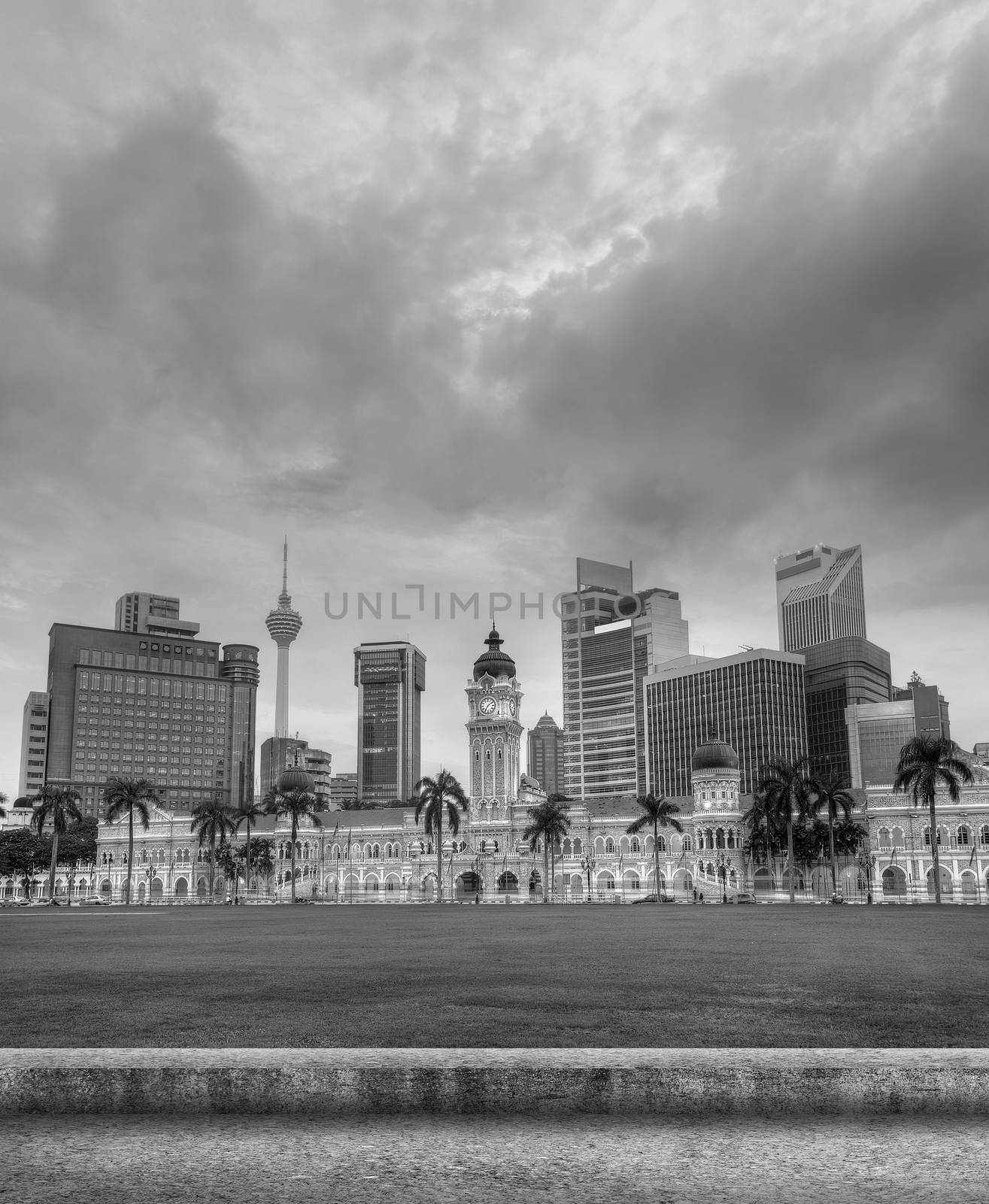 Malaysia city skyline by elwynn