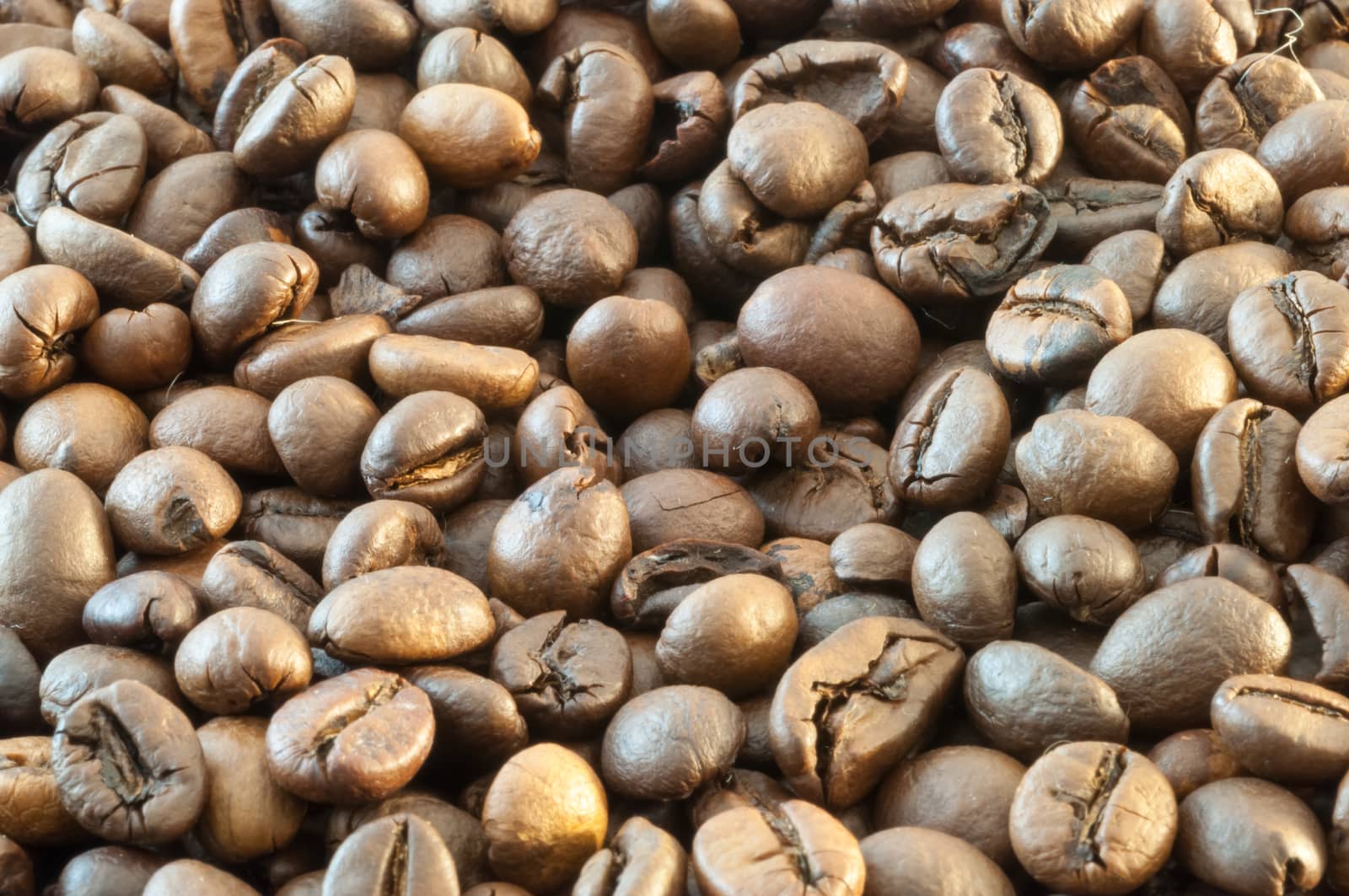 beautiful macro background of coffee