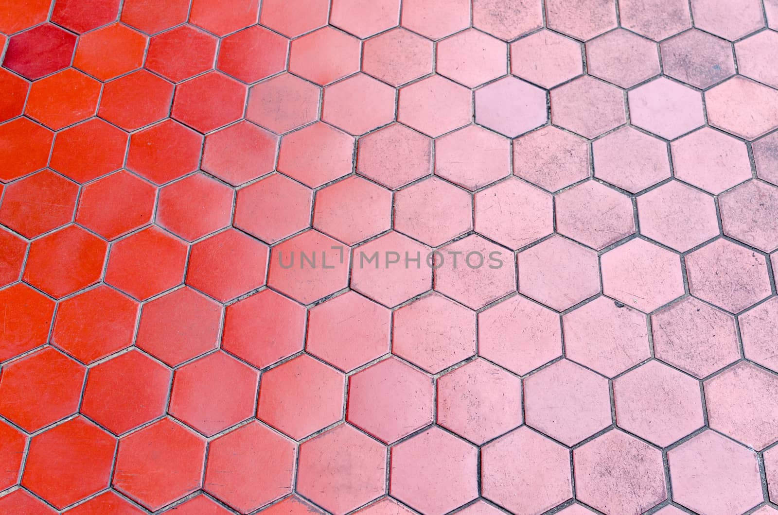 red tile floor gradient two tone.