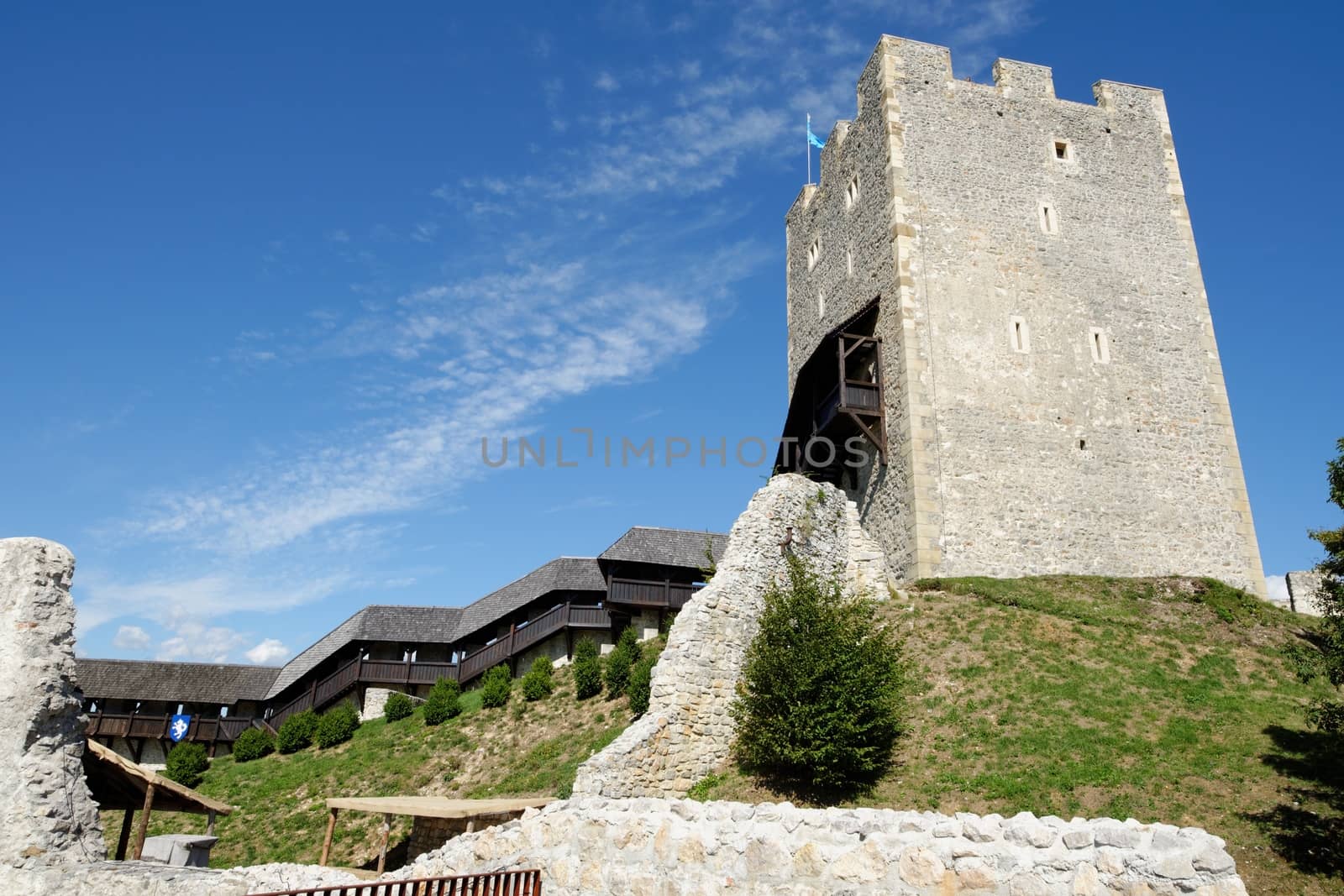 Celje medieval castle in Slovenia