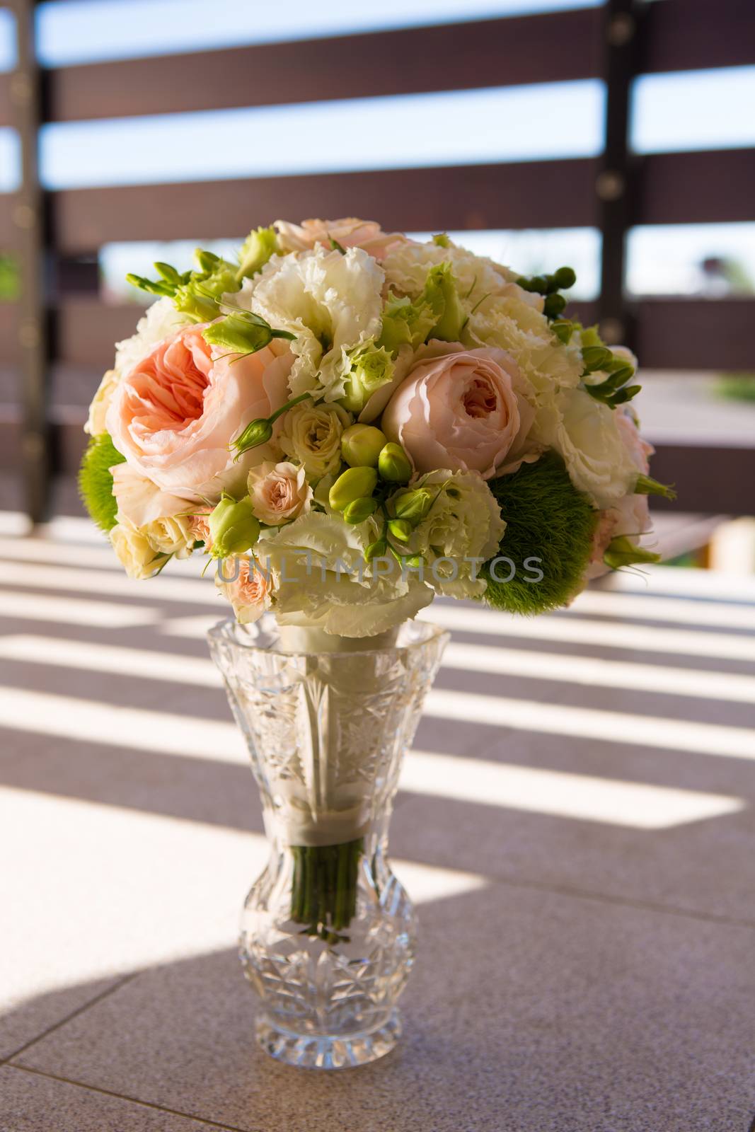 The wedding bouquet, flowers, roses, beautiful bouquet