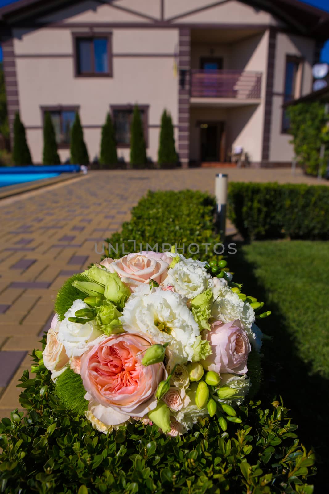 The Beautiful, Fresh, and colorful bridal bouquet.