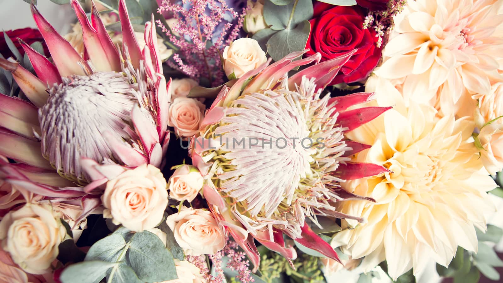 The Beautiful, Fresh, and colorful bridal bouquet.