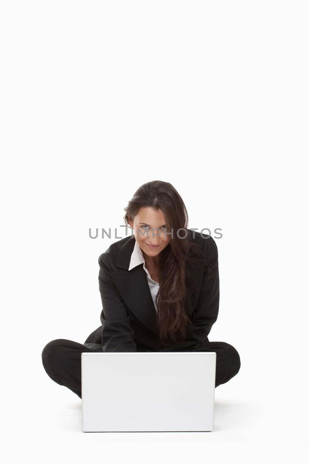 woman with laptop by courtyardpix