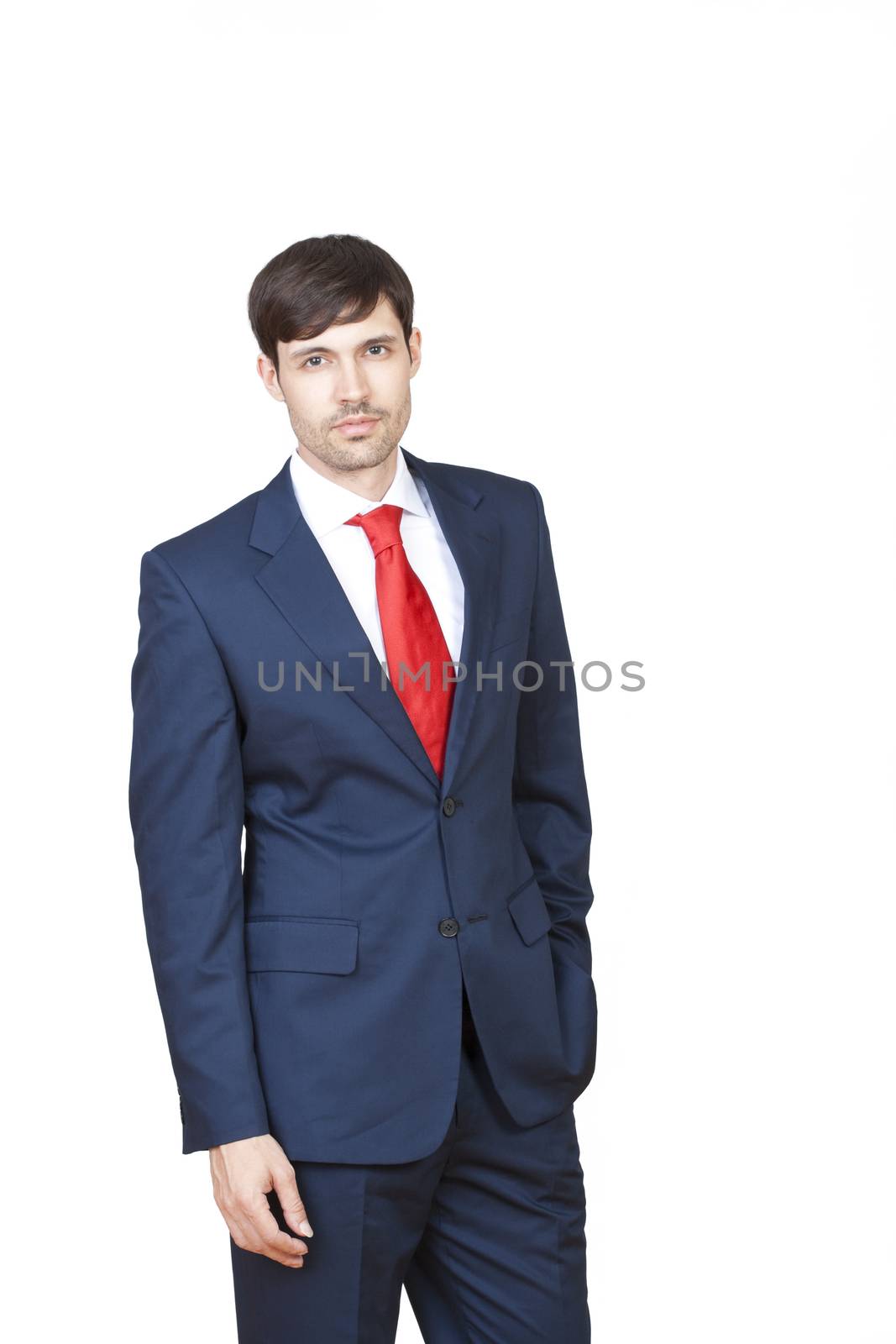 business executive in suit by courtyardpix