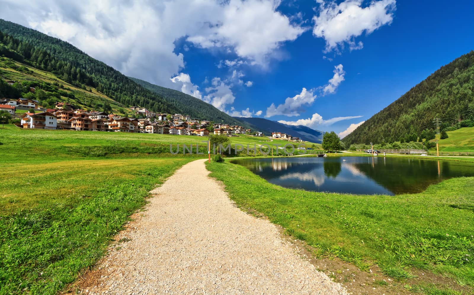 Italian Alps in Vermiglio, Val di Sole, Trentino, Italy
