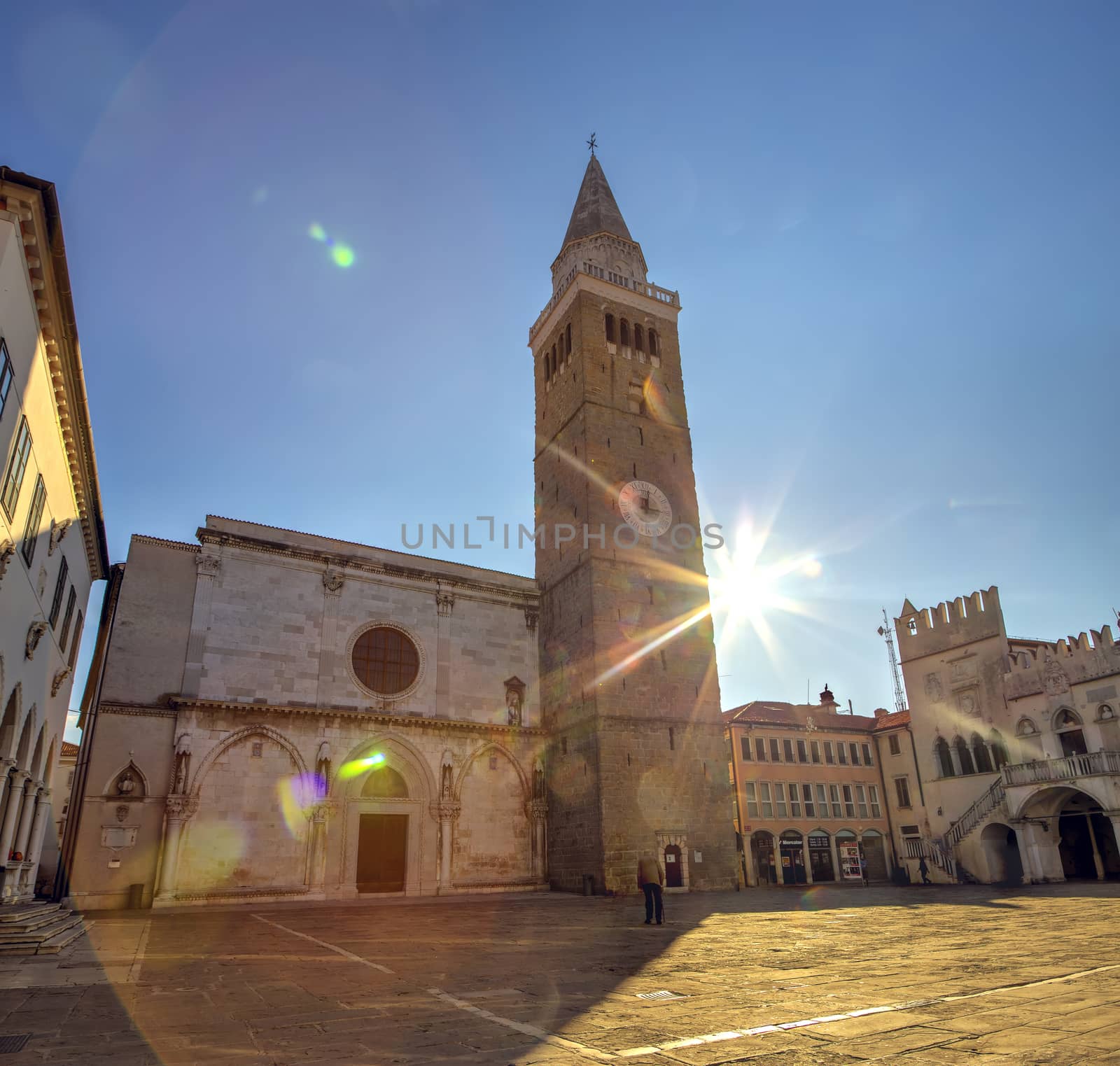 Small sea side city Koper in Slovenia