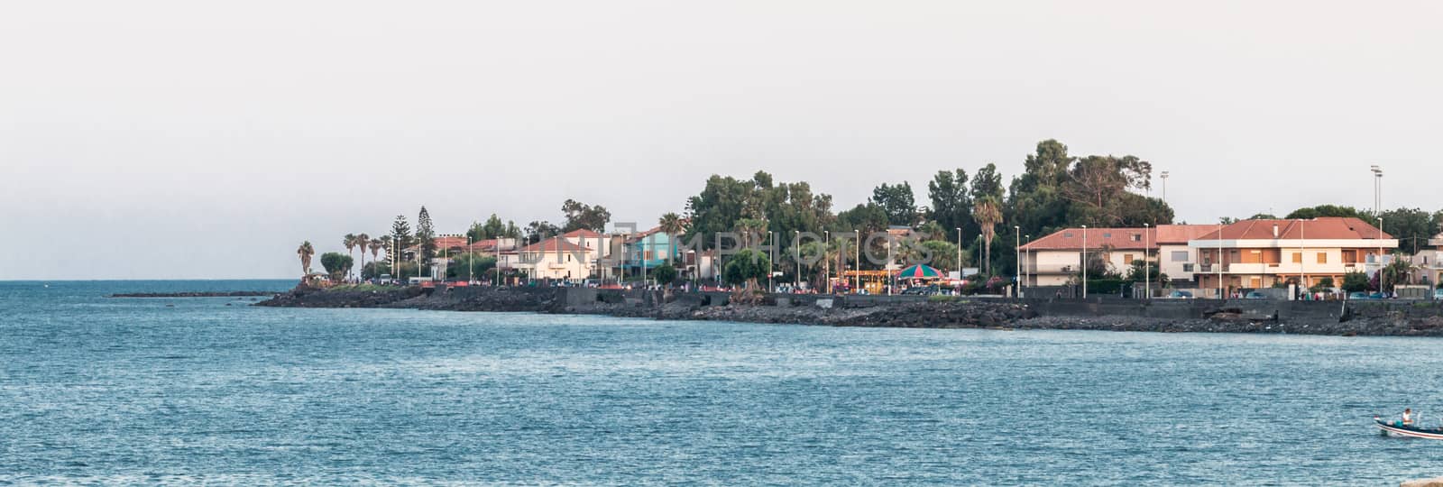 coastal landscape eastern Sicily ionian sea