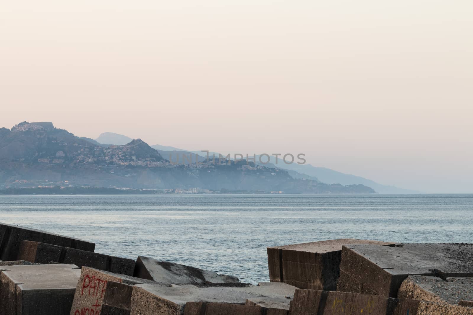 coastal landscape eastern Sicily ionian sea