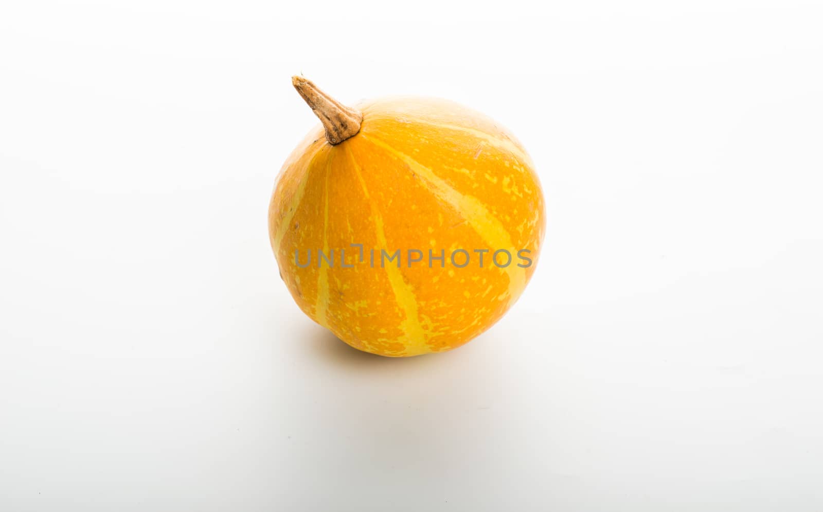 Fresh pumpkin isolated on white background