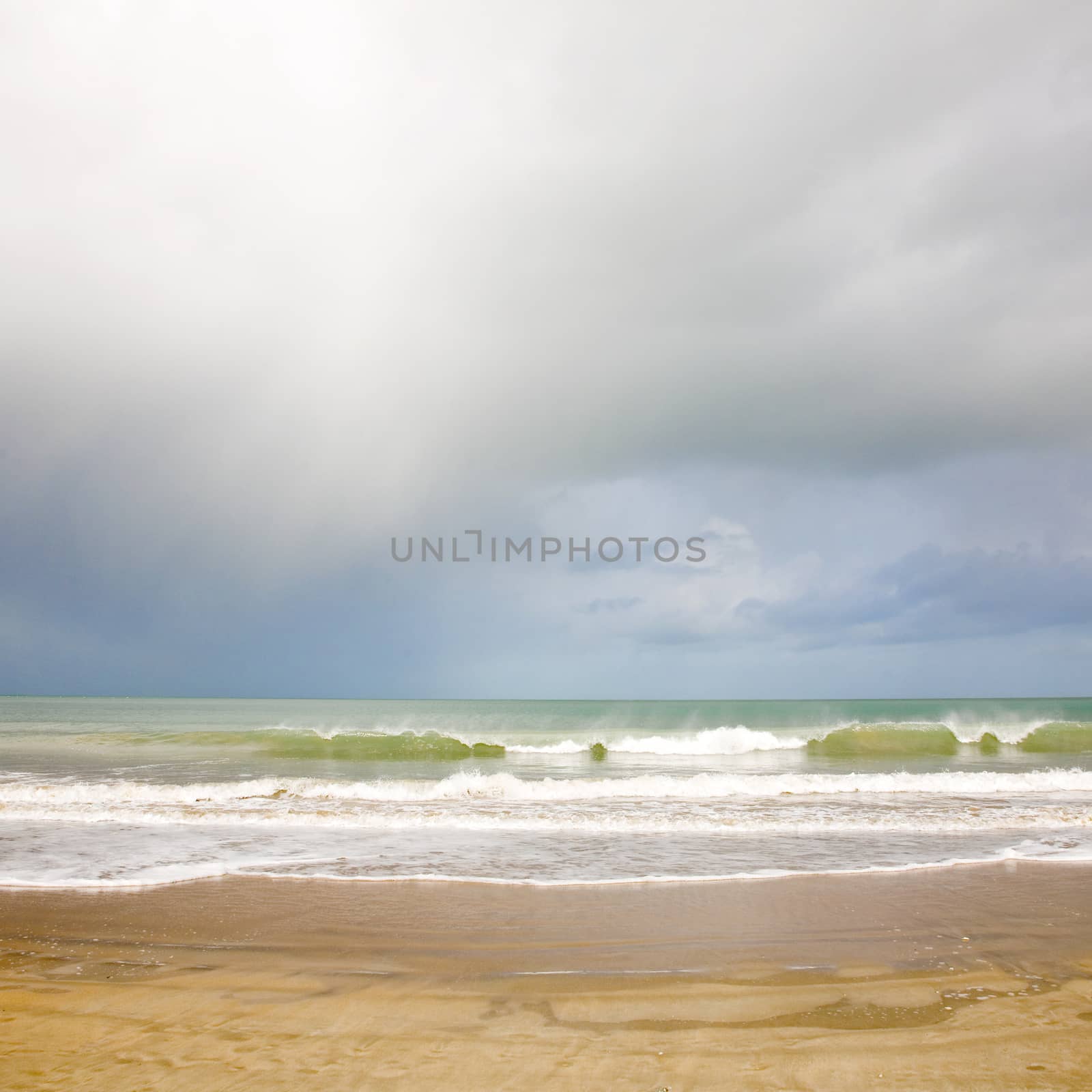 Pastel seascape light background