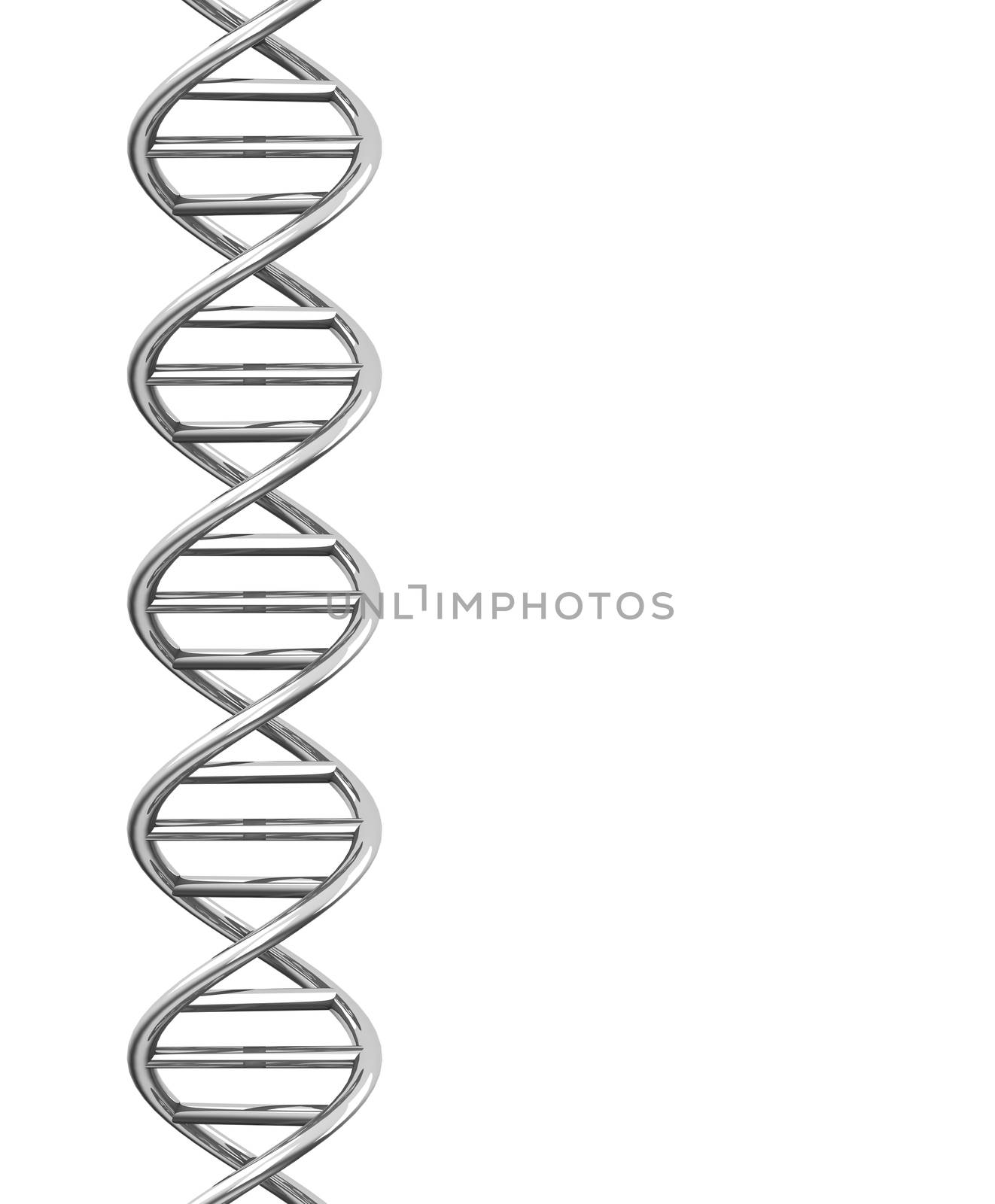 3d generated picture of a dna helix