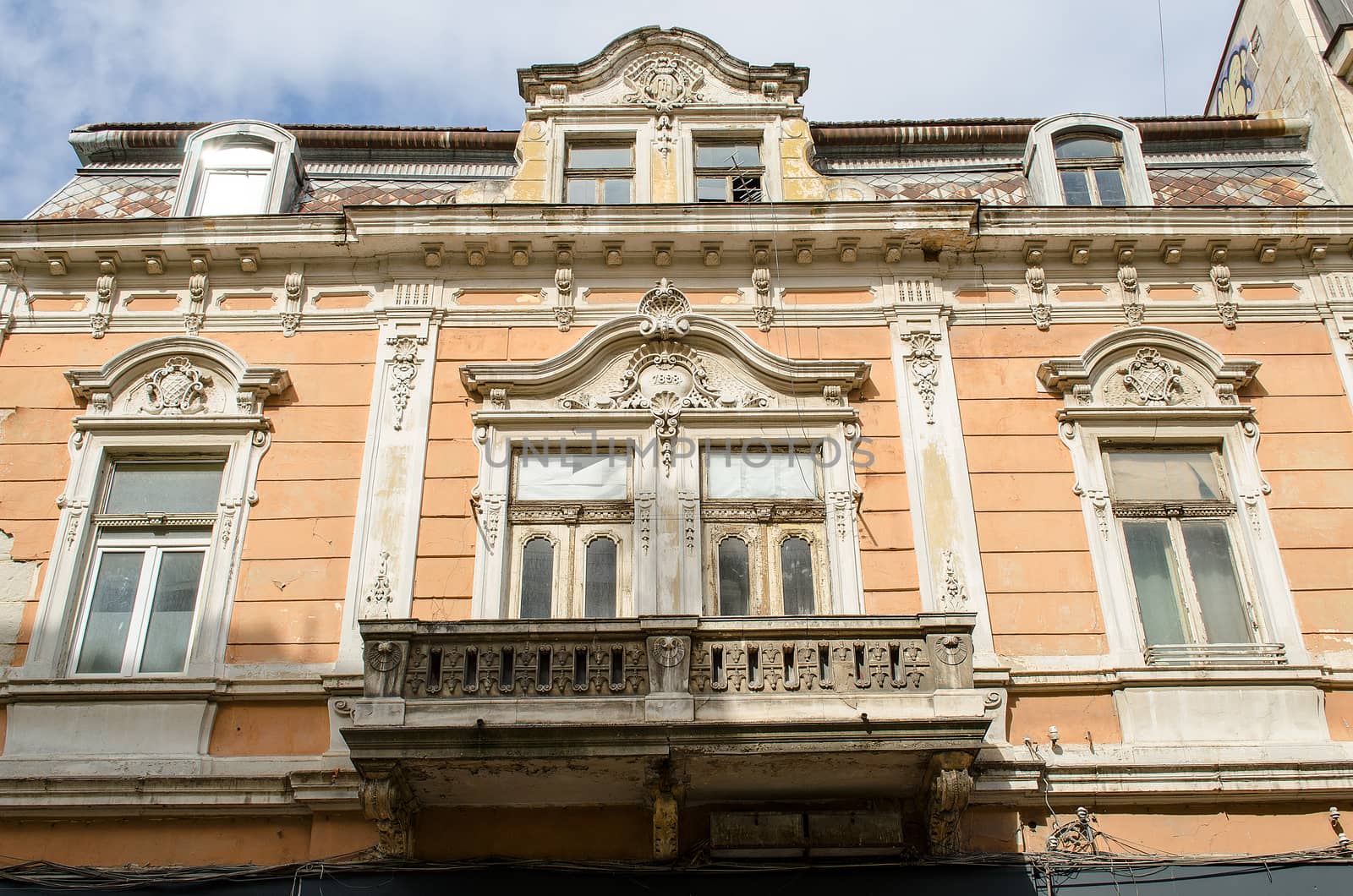 Building neoclassical style late 19th century, Bulgaria Ruse