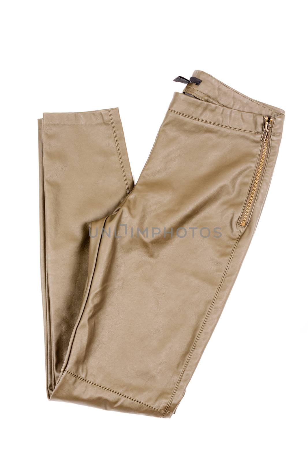 Leather pants isolated