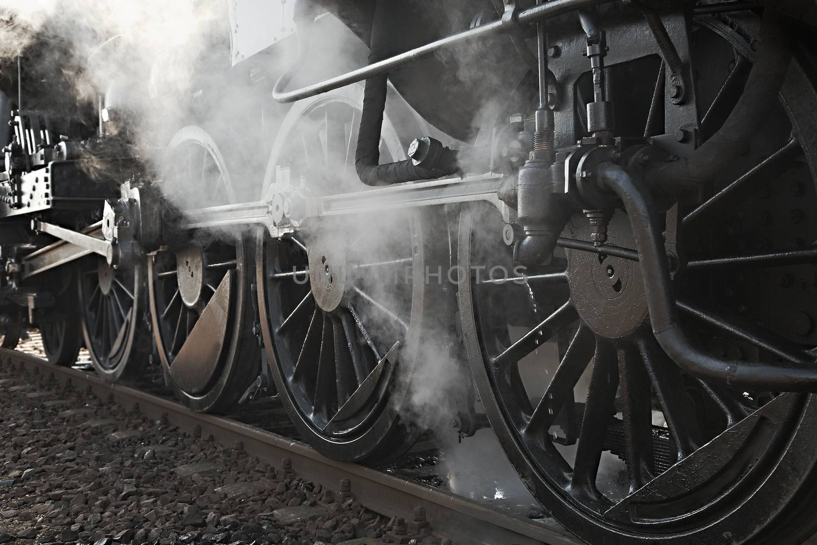 Steam Locomotive by Gudella