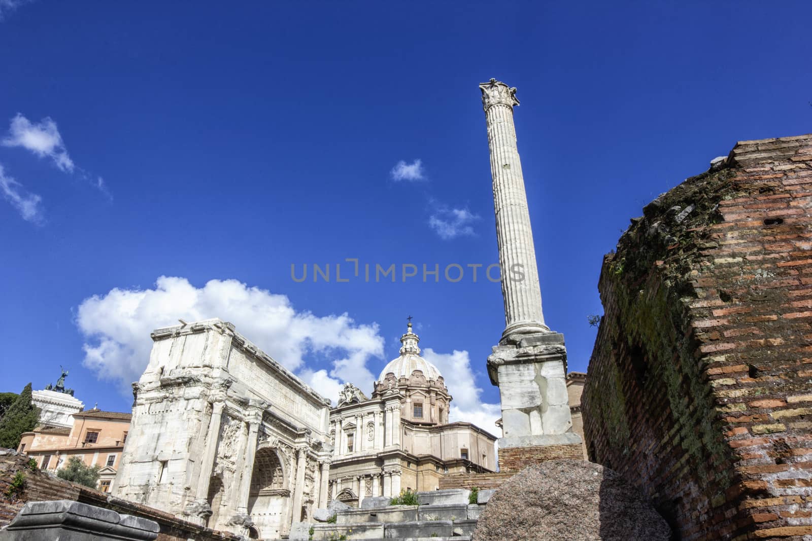 Ancient Rome Forum, Tample, Italy Series