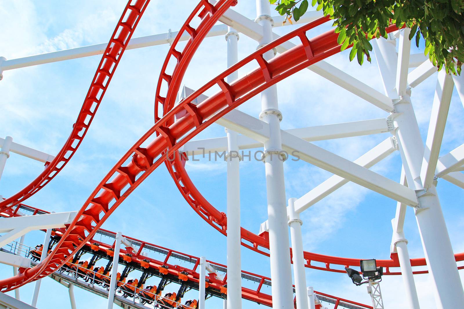 Segment of roller coaster by foto76