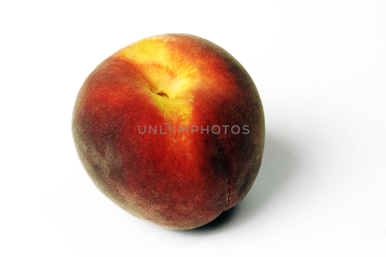 isolated on white background in studio Peach