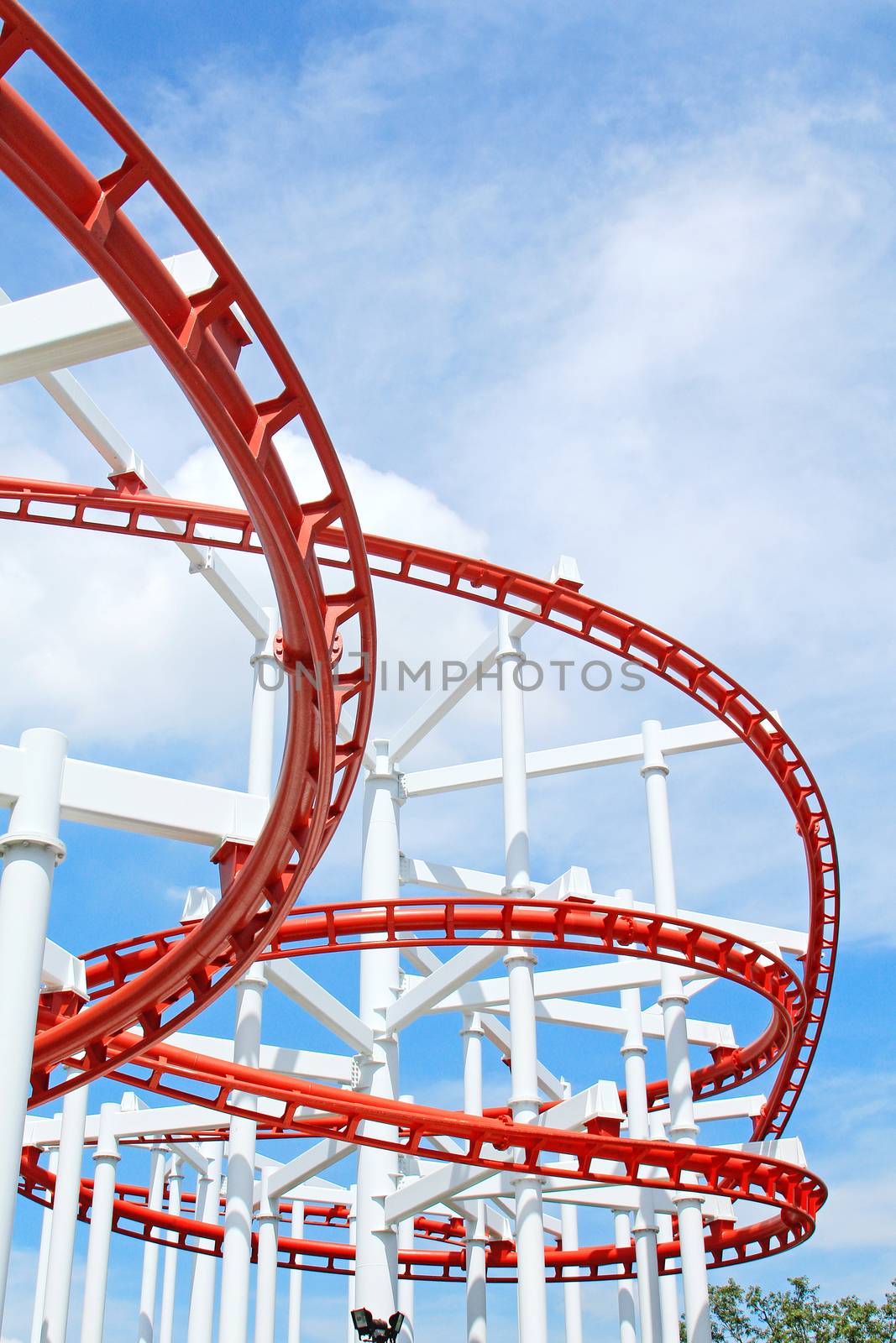 Segment of roller coaster