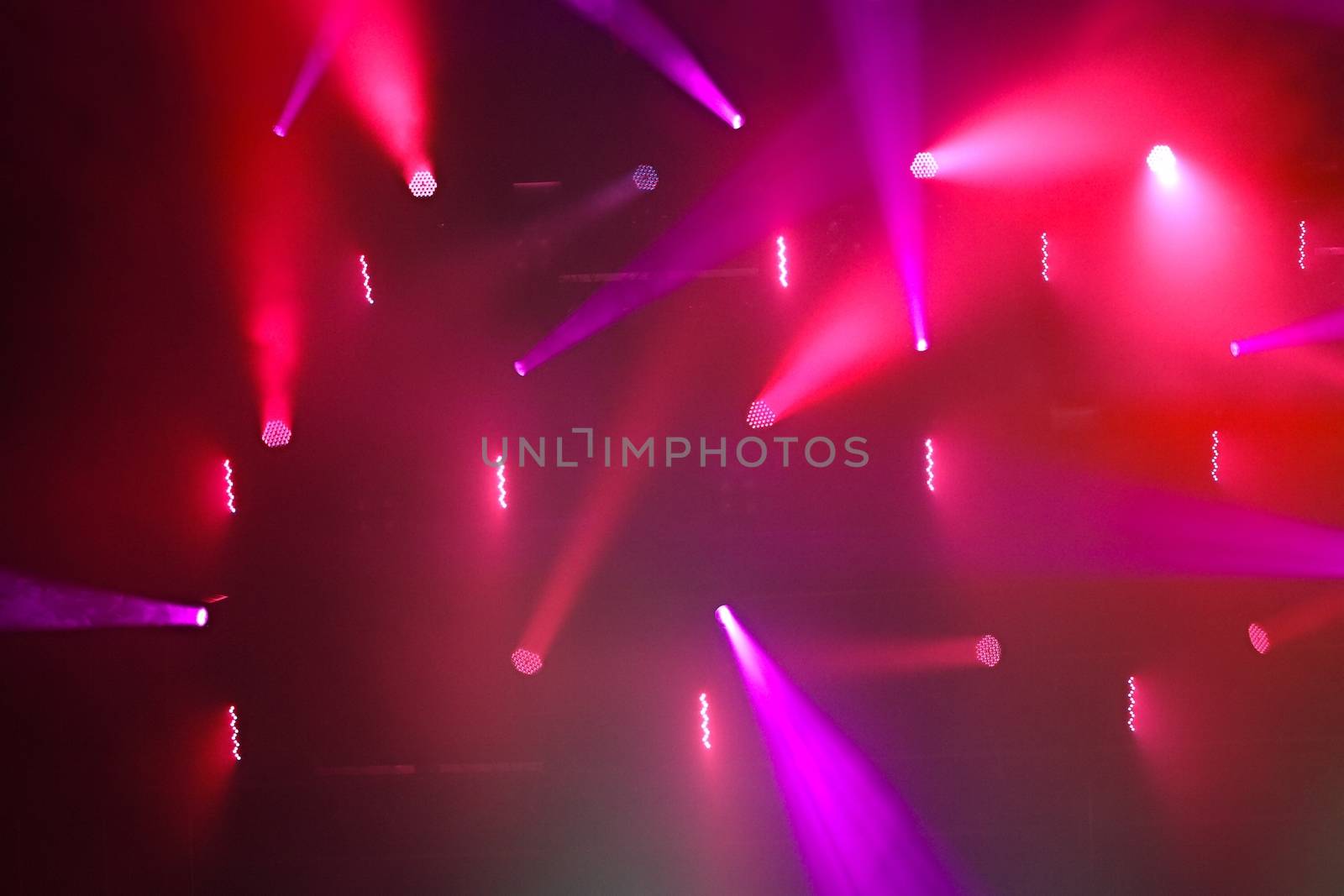 Stage lighting at a concert