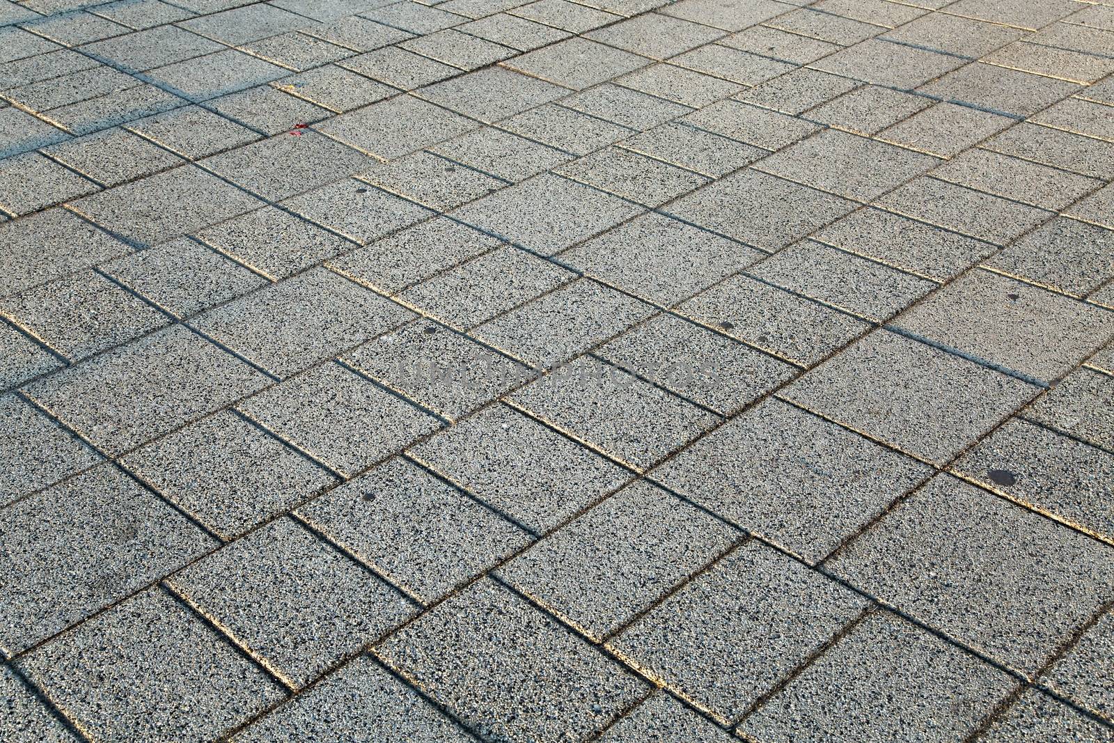 Pavement made of old stones