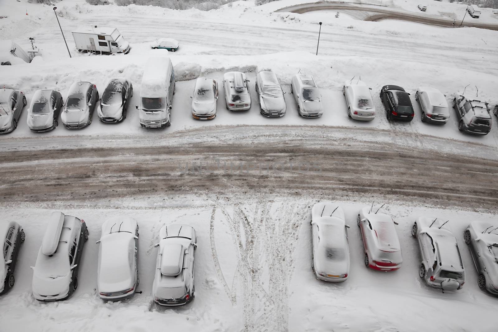 Winter parking by Gudella